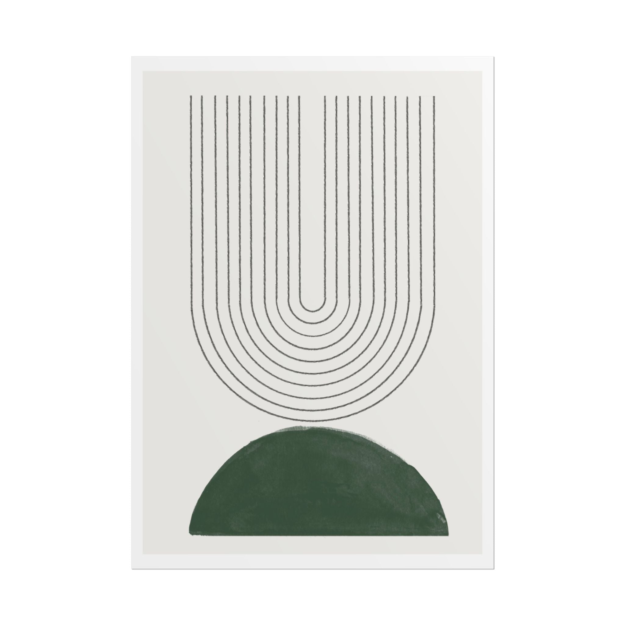 Emerald Echo Pathways - Poster
