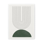 Emerald Echo Pathways - Canvas