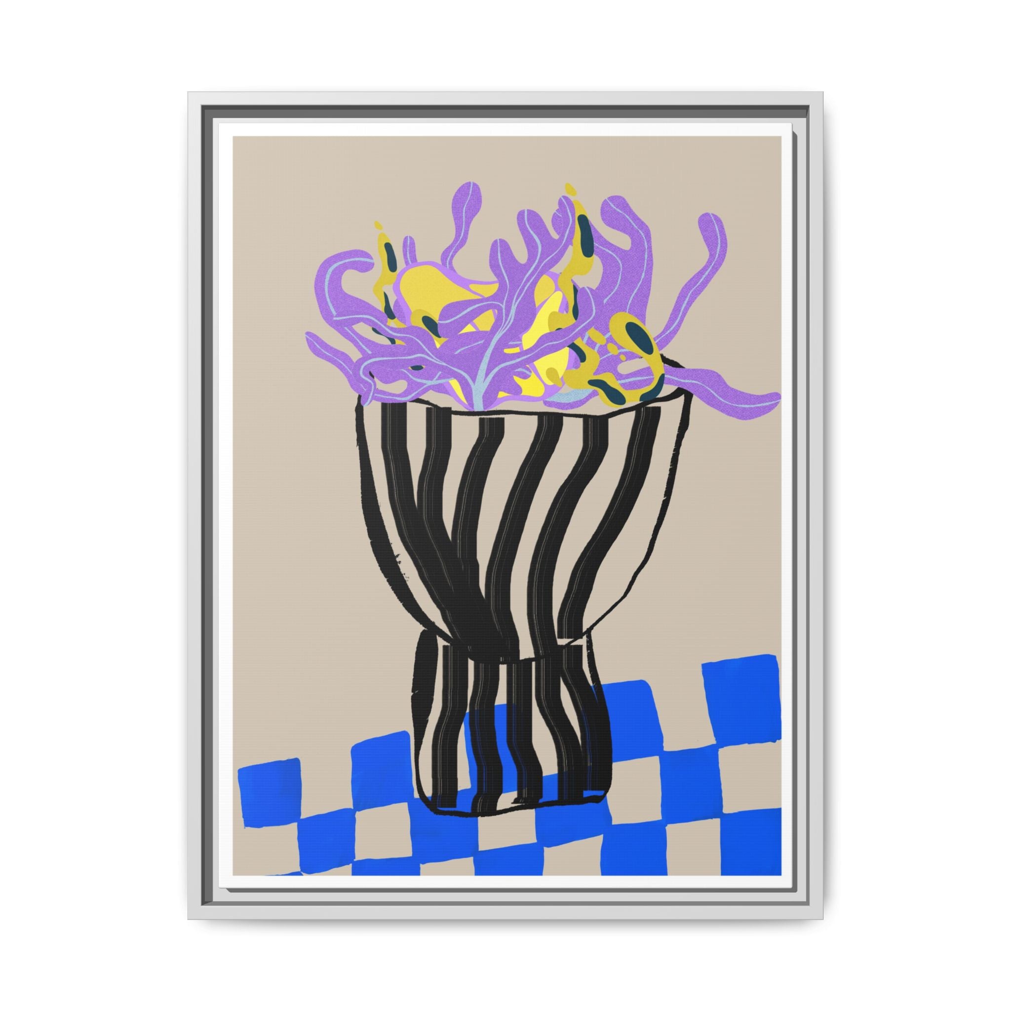 Lavender Coral Mirage - Framed