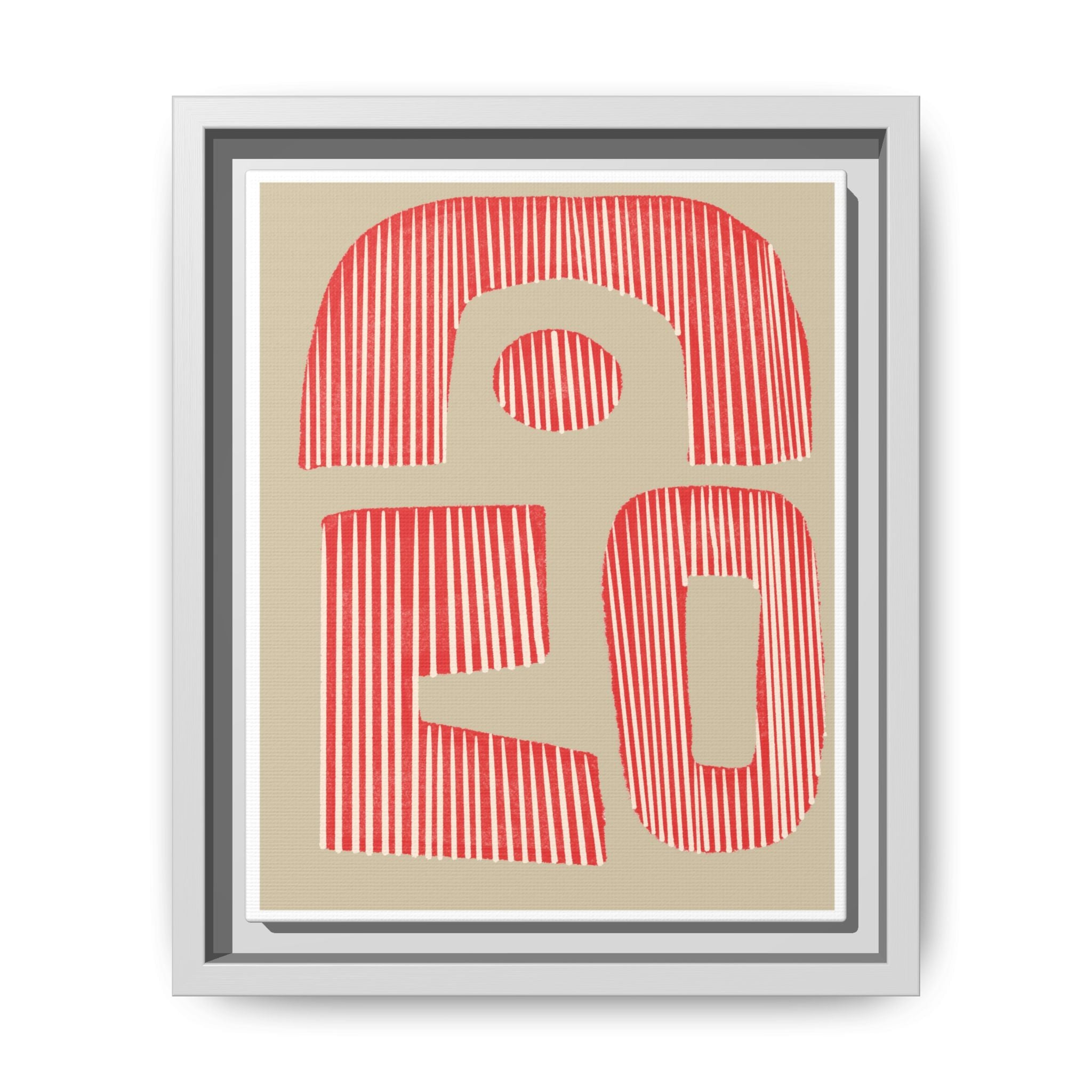 Coral Echo Forms - Framed