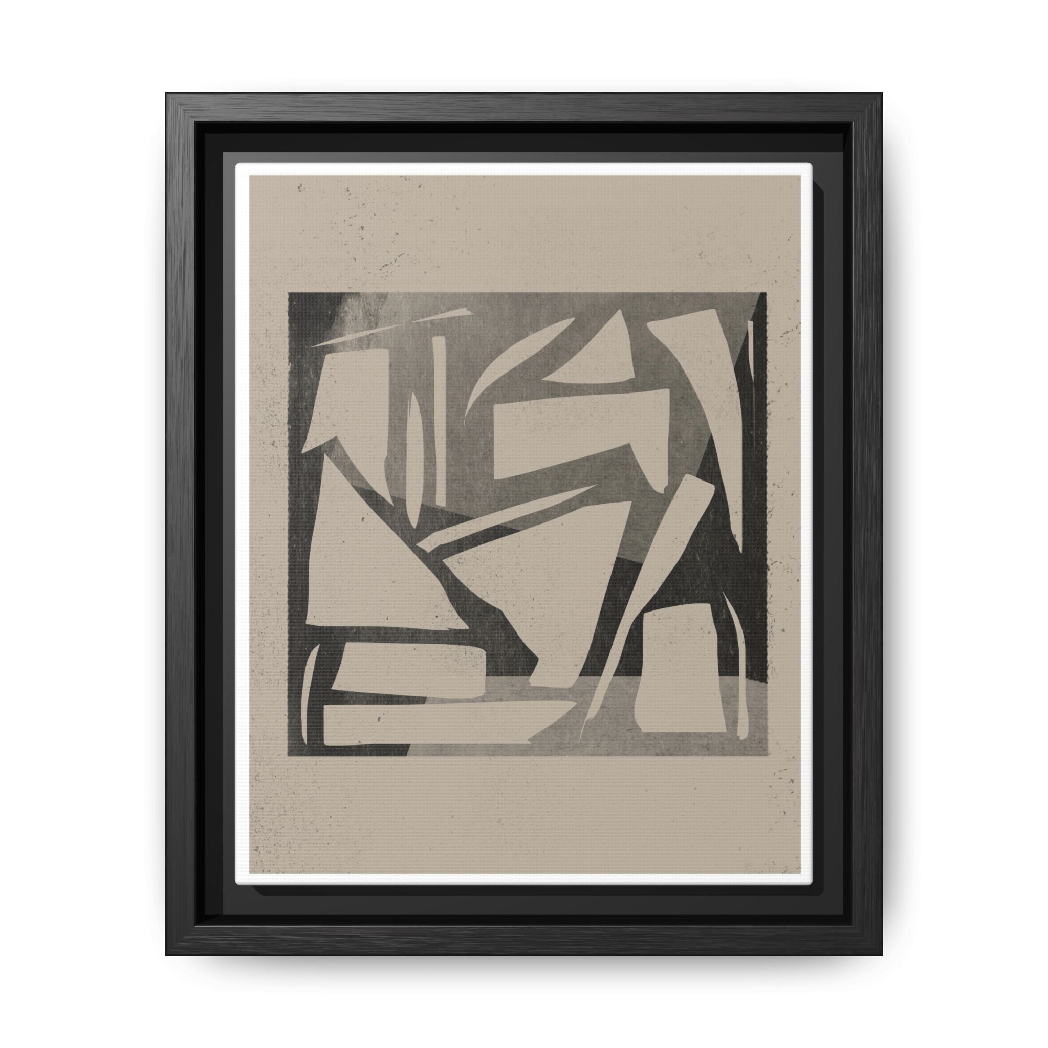 Shadow Fragment Rhythm Study - Framed