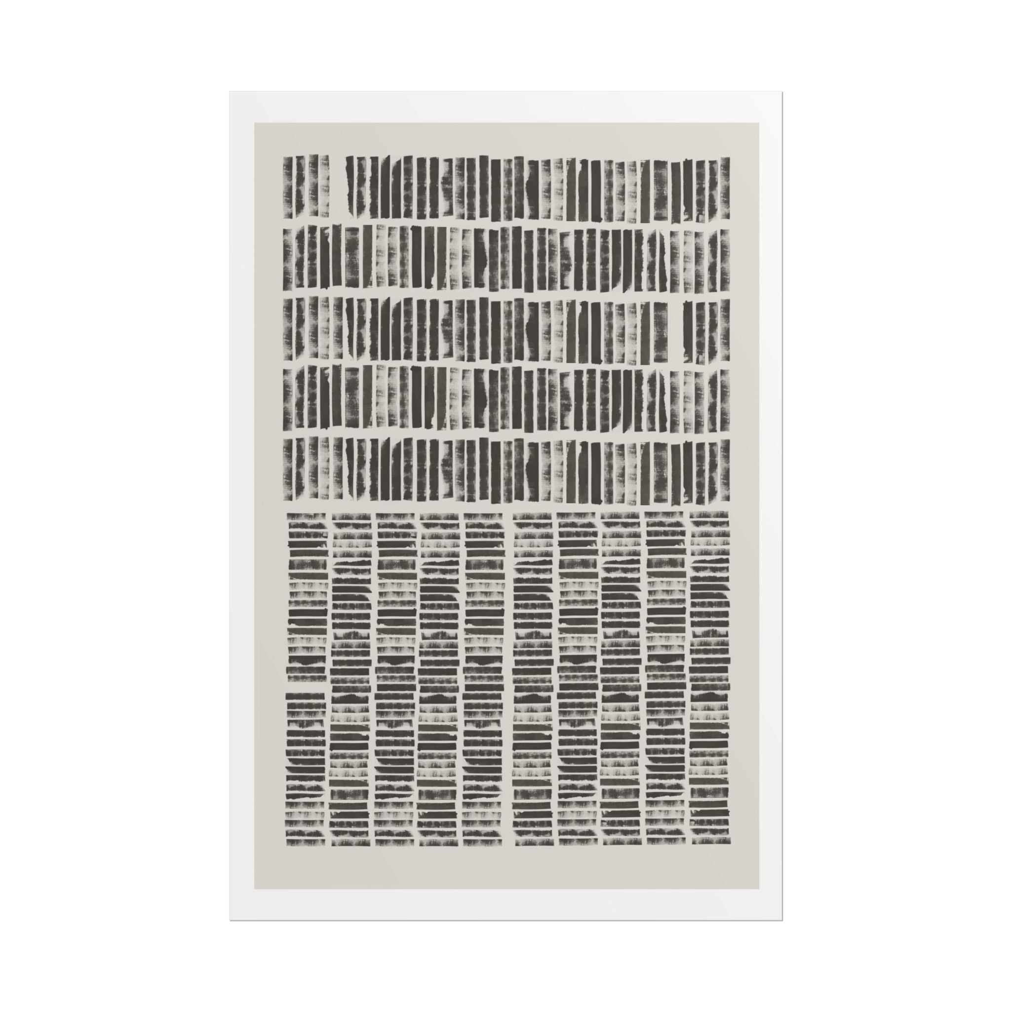 Shadow Rhythm Columns - Poster