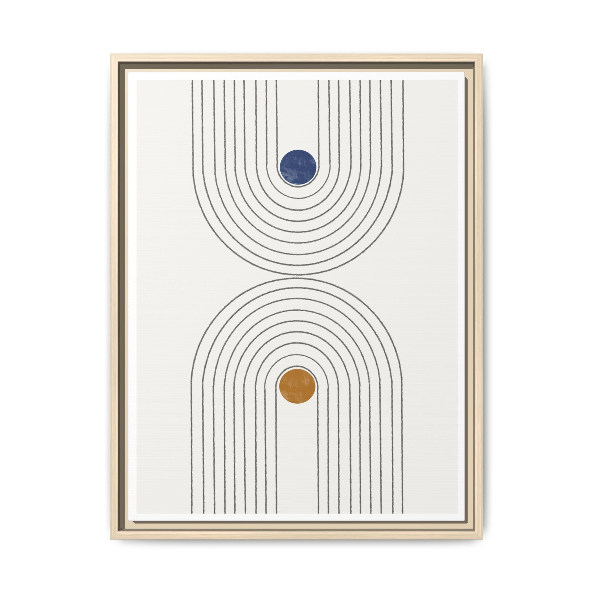 Dual Orbit Rhythm - Framed