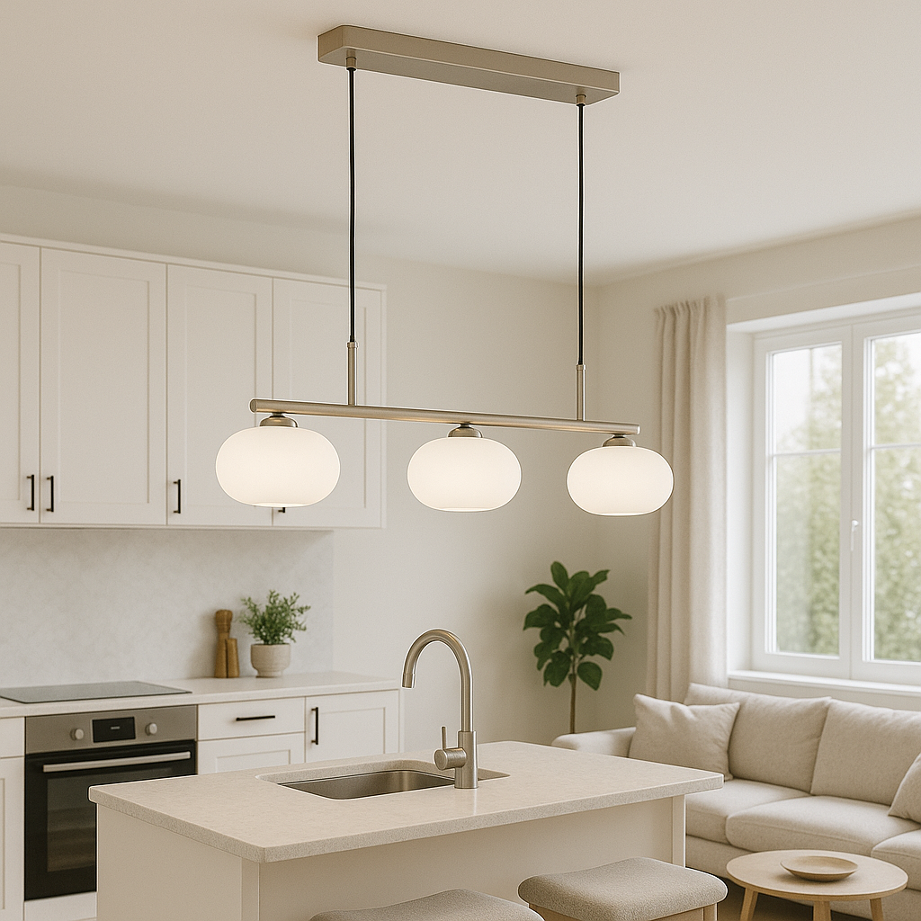 3 Heads Bauhaus Pendant Light