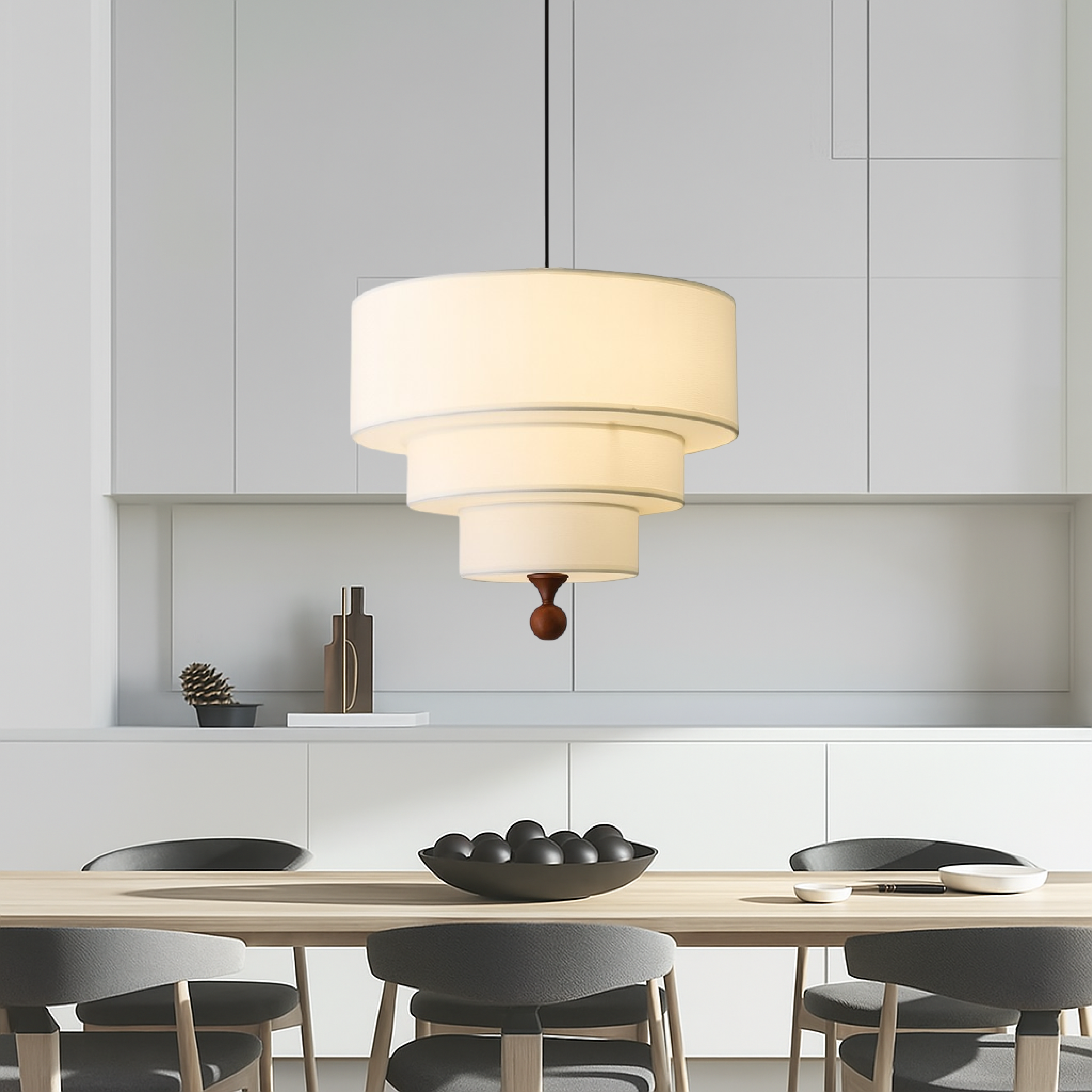 Silk And Cotton Pendant Lights