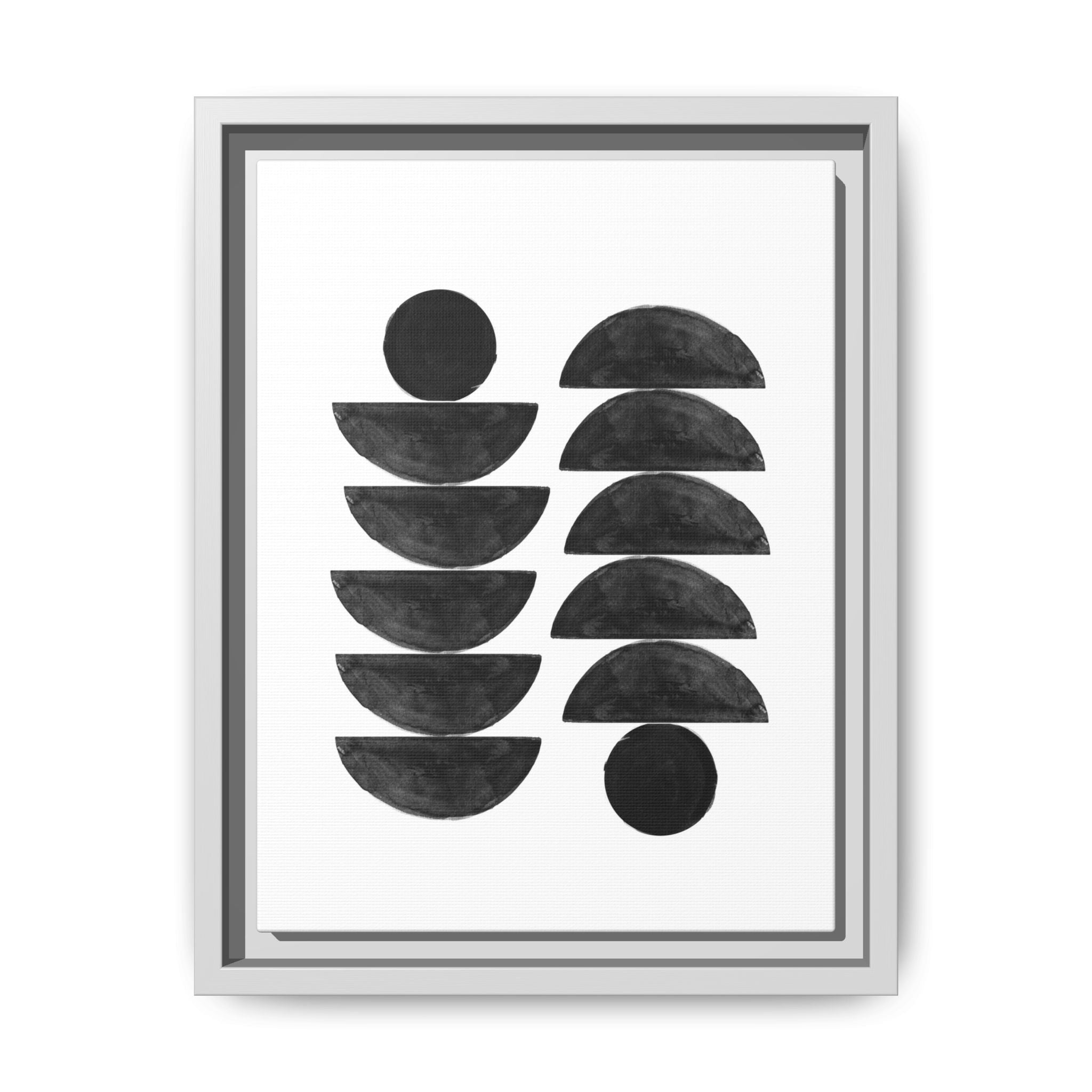 Obsidian Balance Echoes - Framed