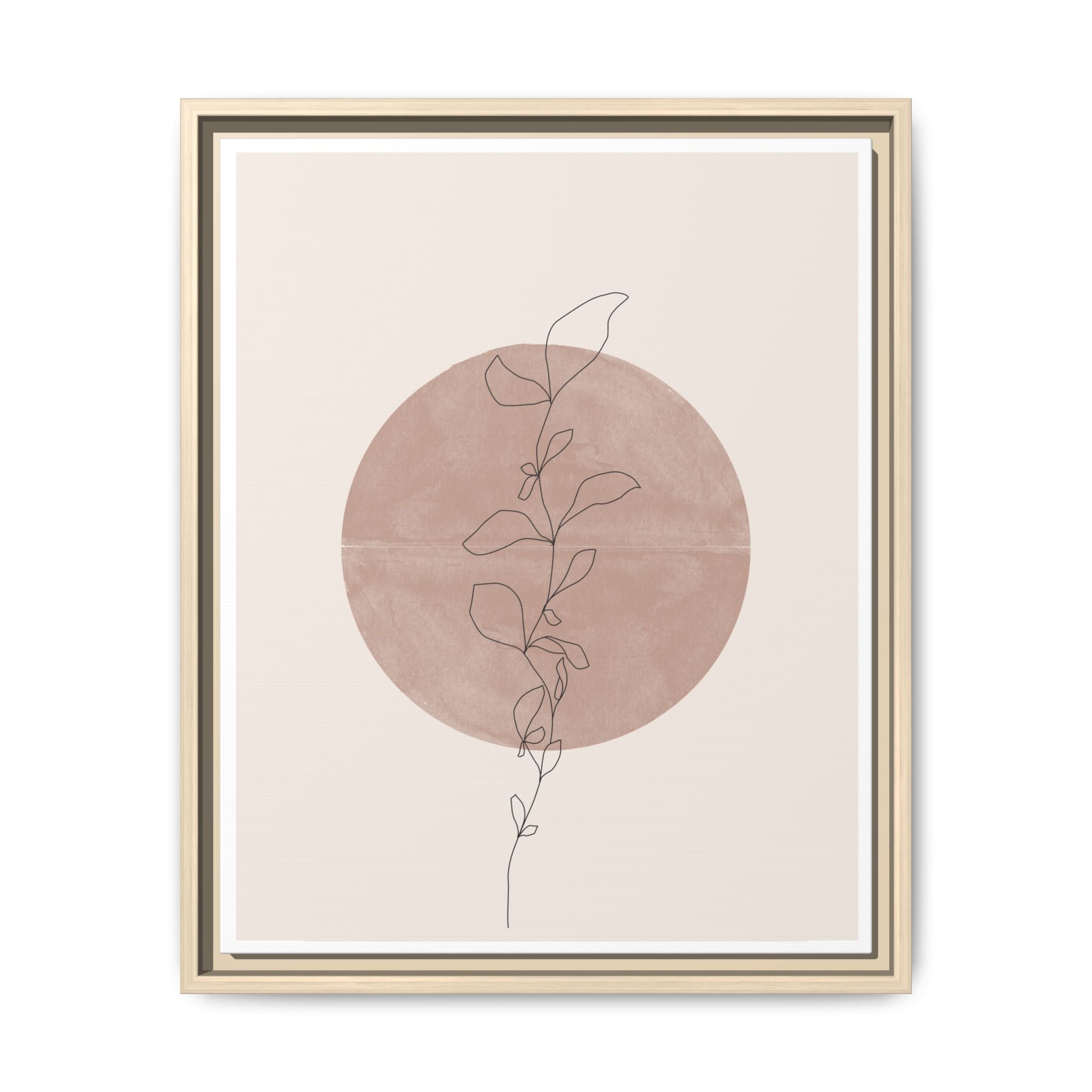 Blush Moonvine Quietude - Framed