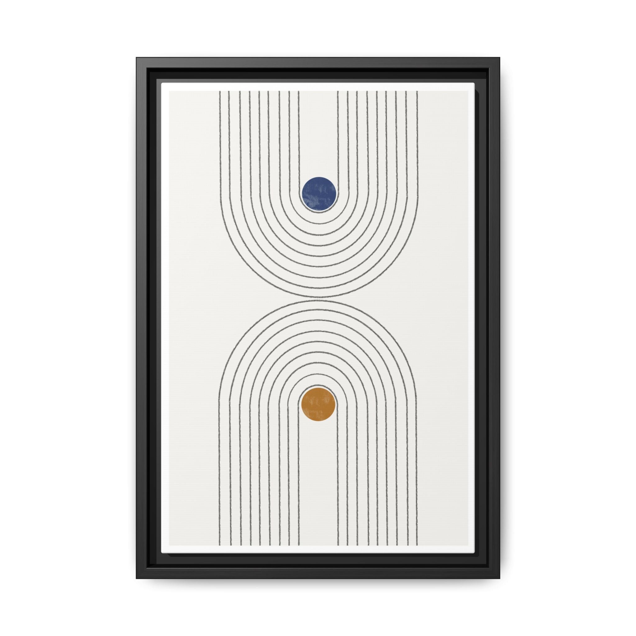 Dual Orbit Rhythm - Framed