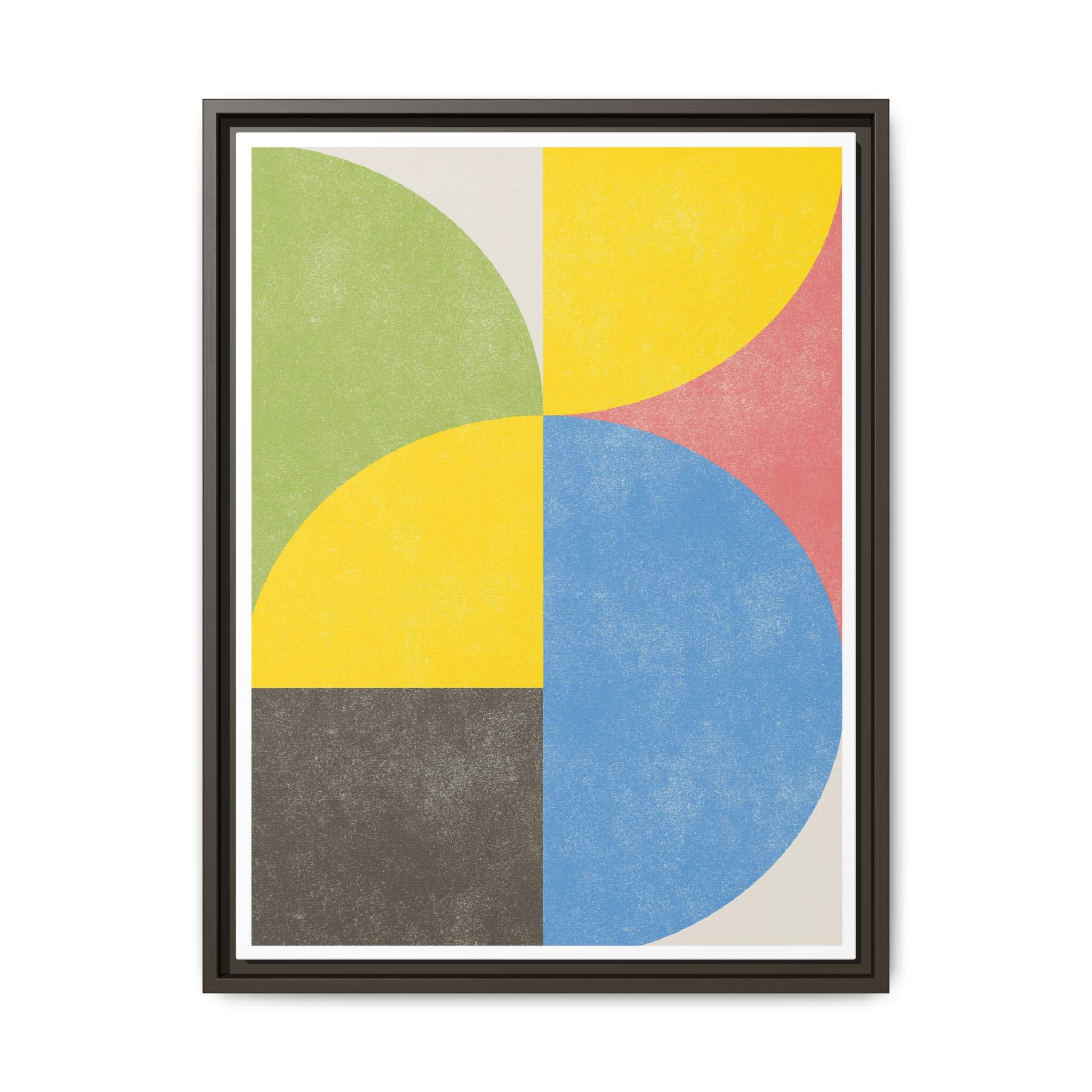 Pastel Orbit Rhythm - Framed