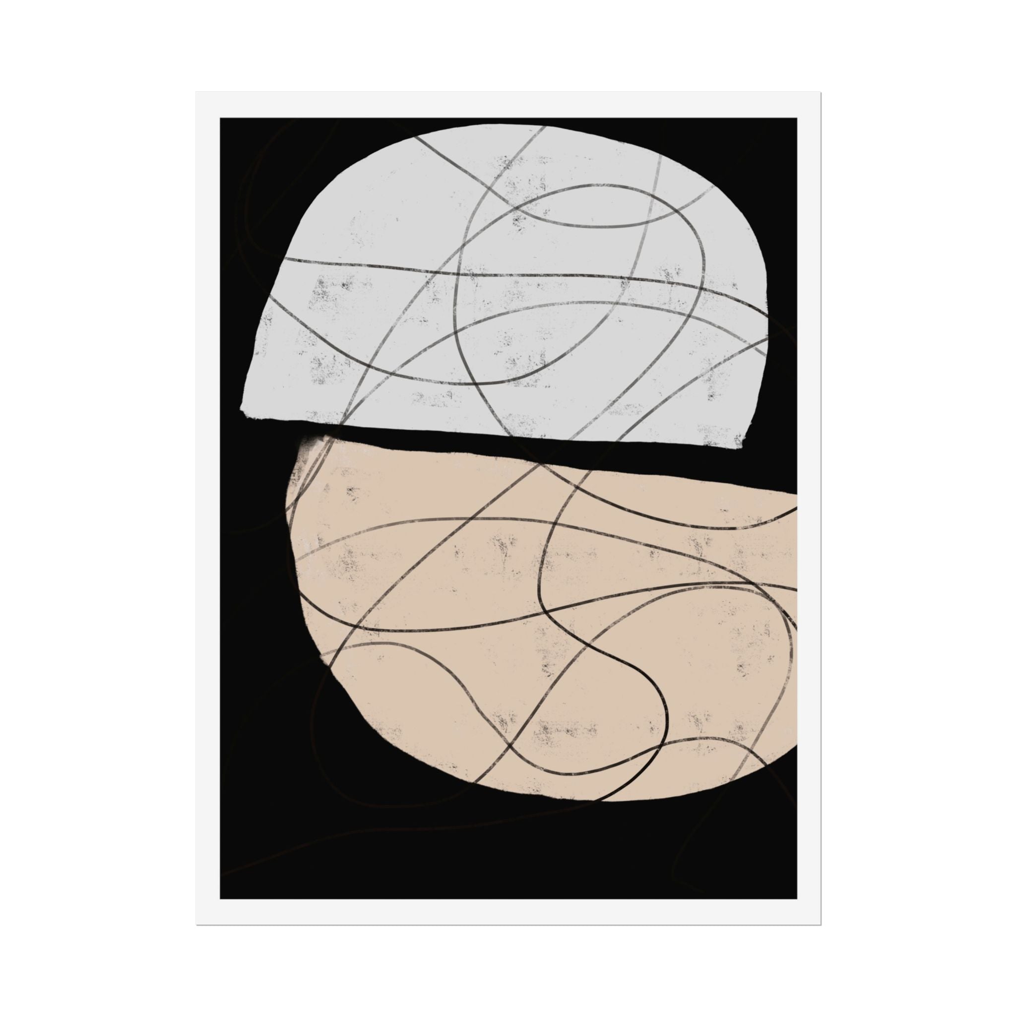 Nocturne Orbit Lines - Poster