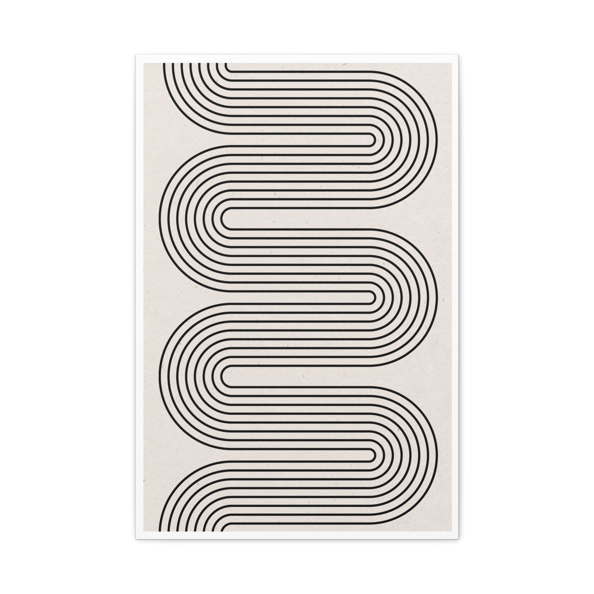 Monoline Rhythm Cascade - Canvas