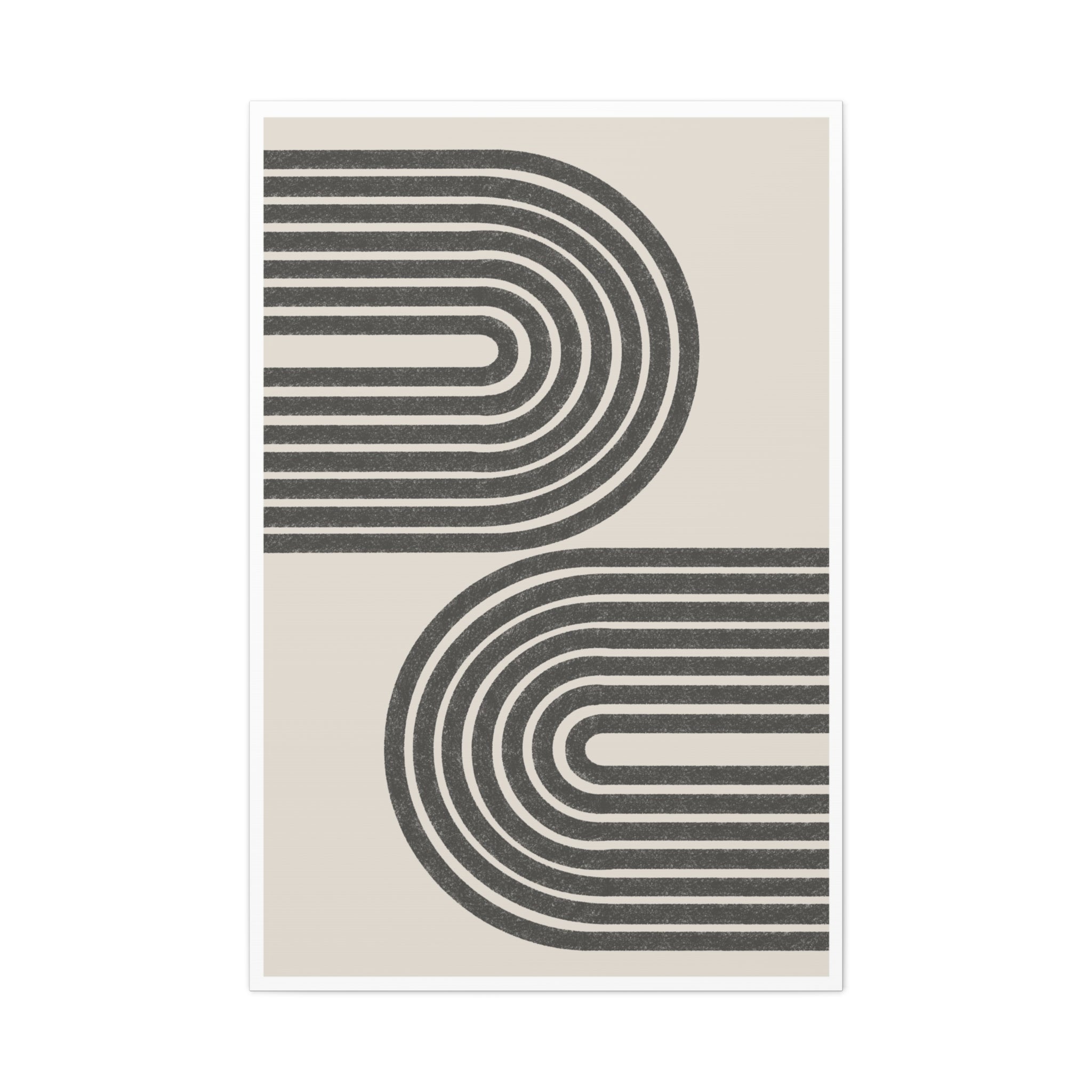 Twin Horizon Currents - Canvas