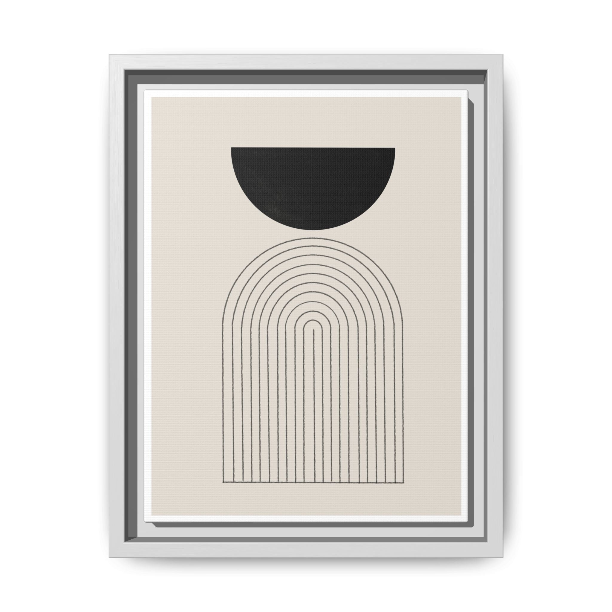 Midnight Portal Lines - Framed