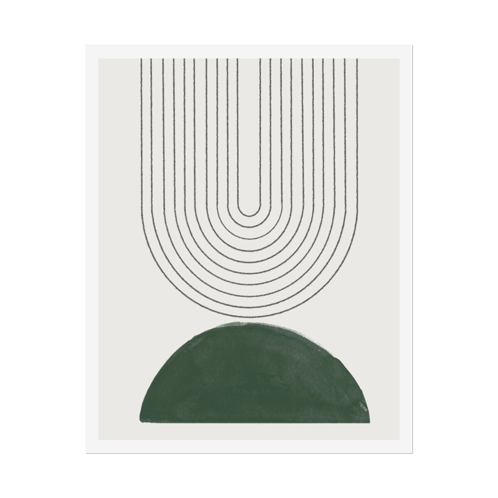 Emerald Echo Pathways - Poster