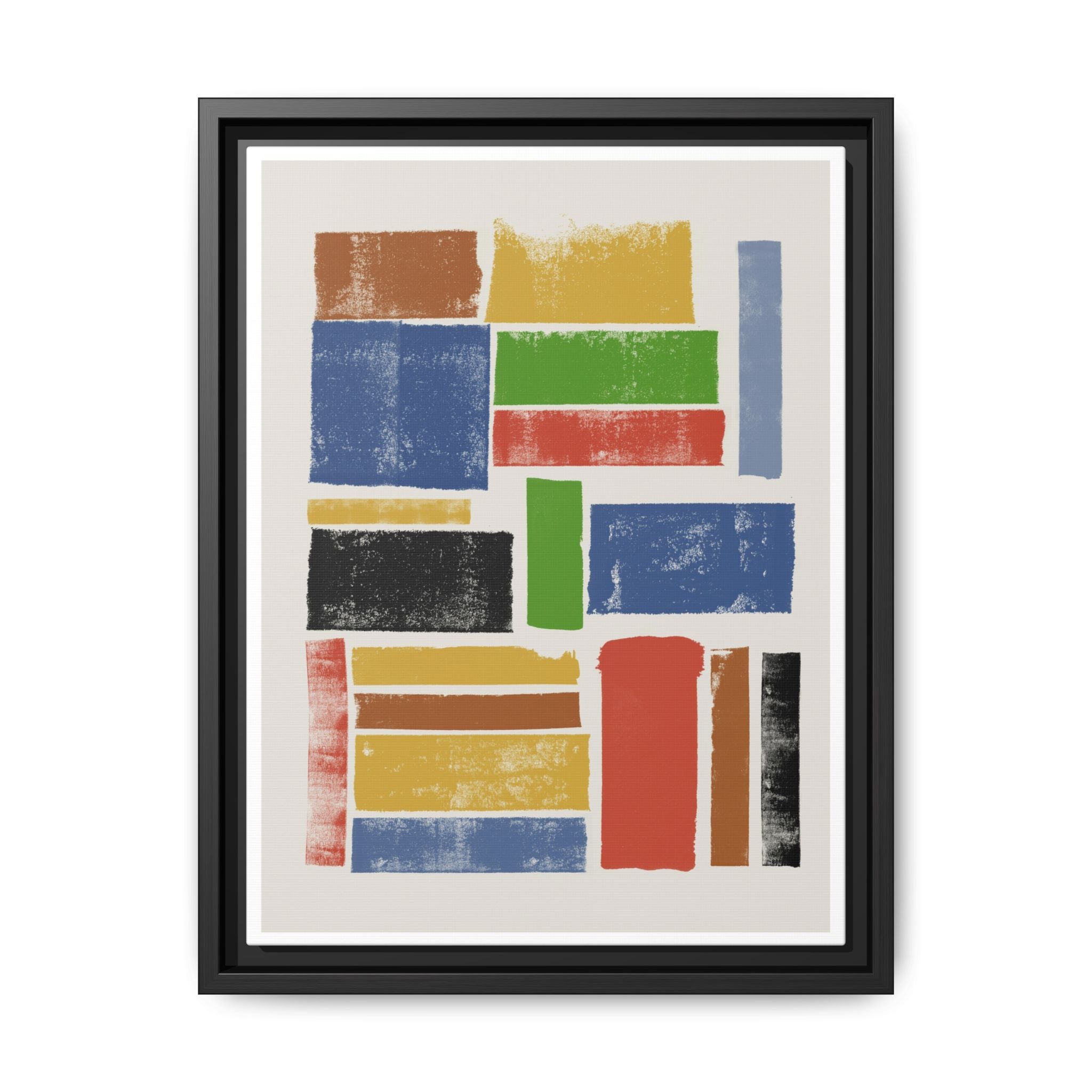 Playful Color Rhythm - Framed