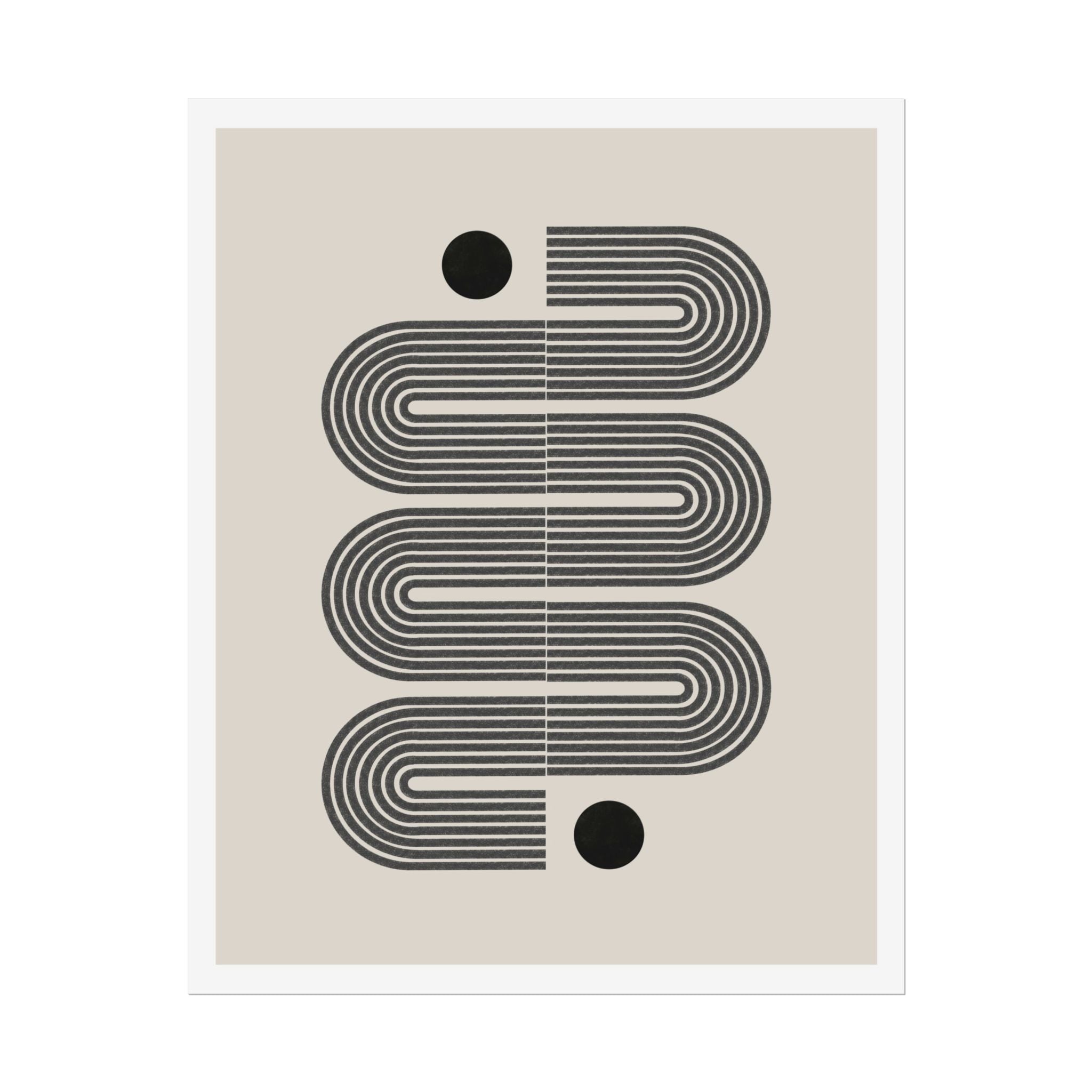 Midnight Circuit Flow - Poster