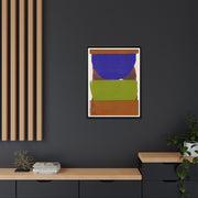 Cobalt Meadow Horizon - Framed