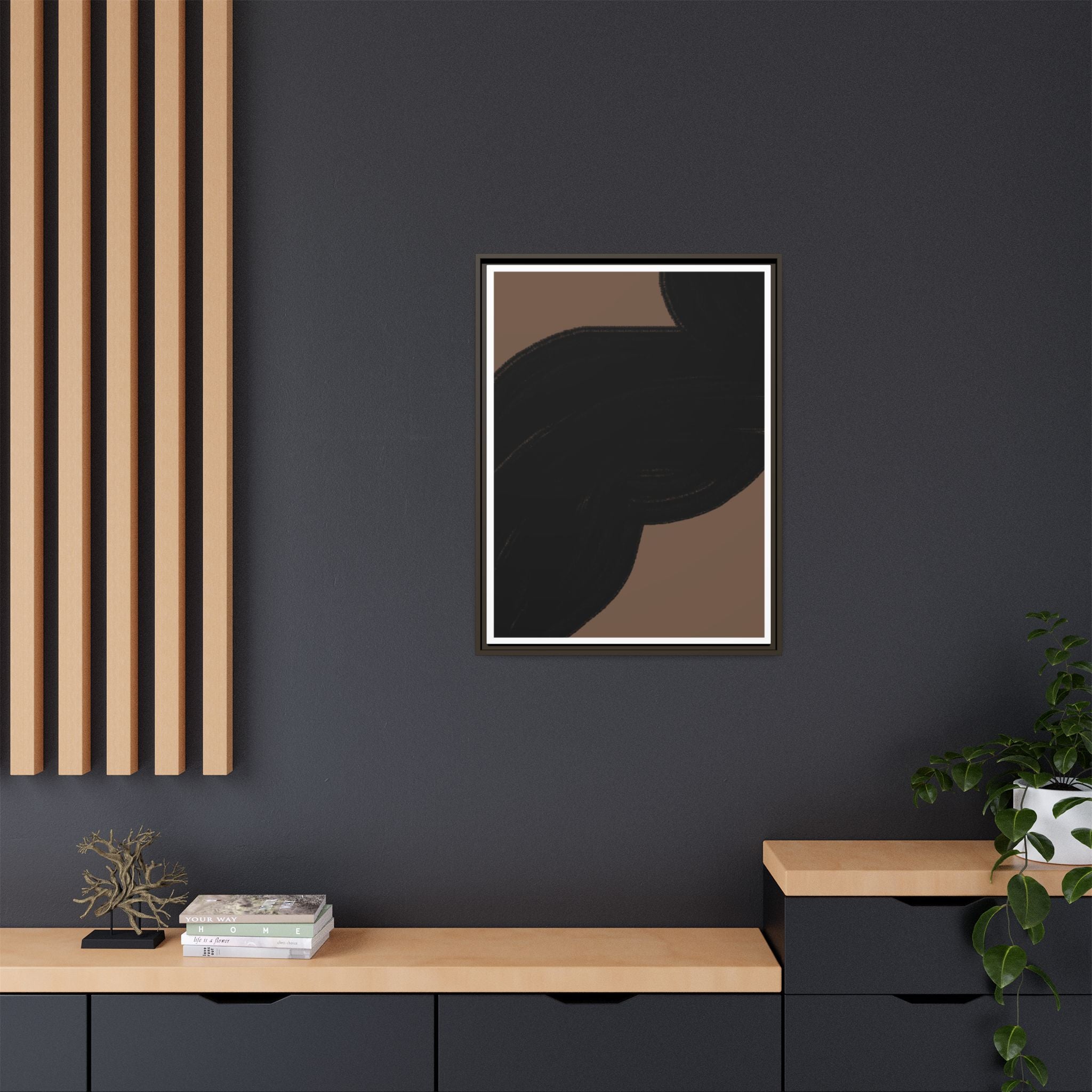 Midnight Drift Curves - Framed