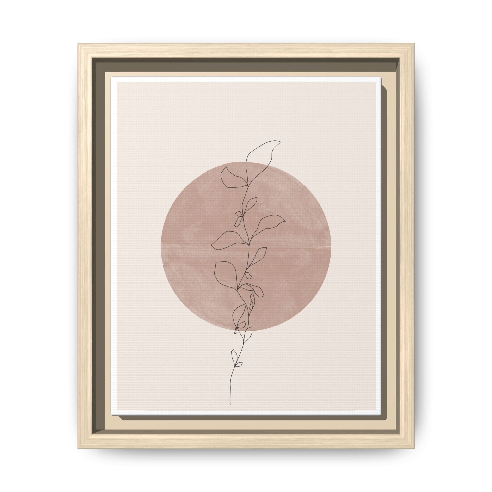 Blush Moonvine Quietude - Framed