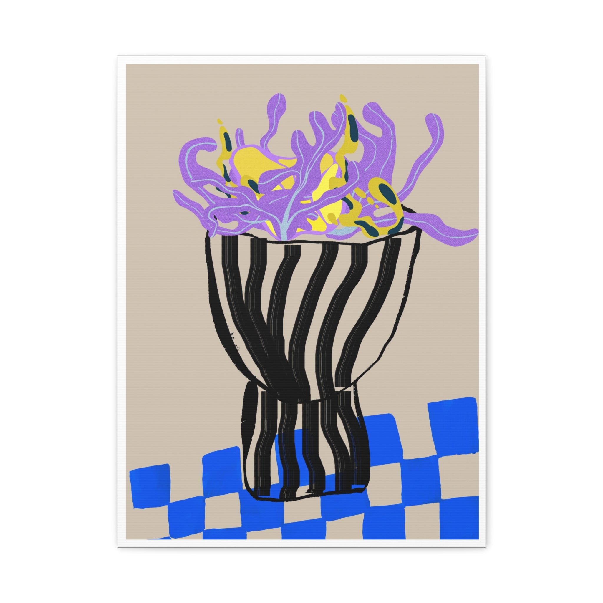 Lavender Coral Mirage - Canvas
