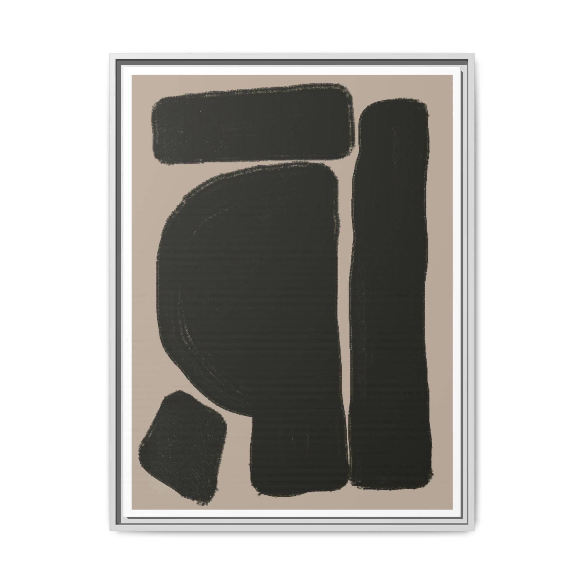 Velvet Obsidian Forms - Framed