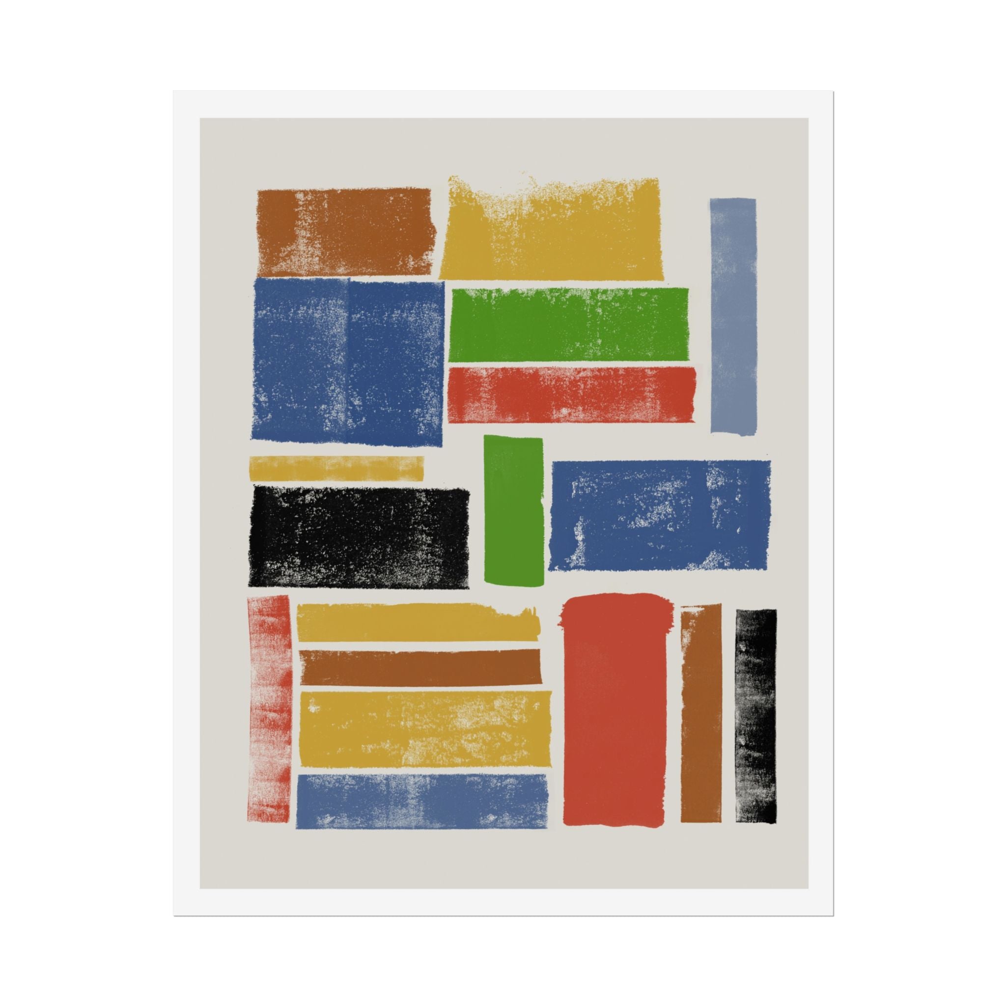 Playful Color Rhythm - Poster