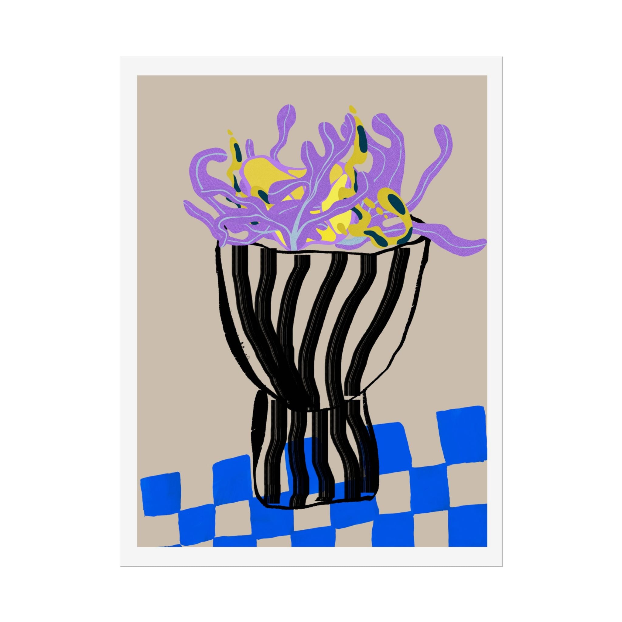 Lavender Coral Mirage - Poster