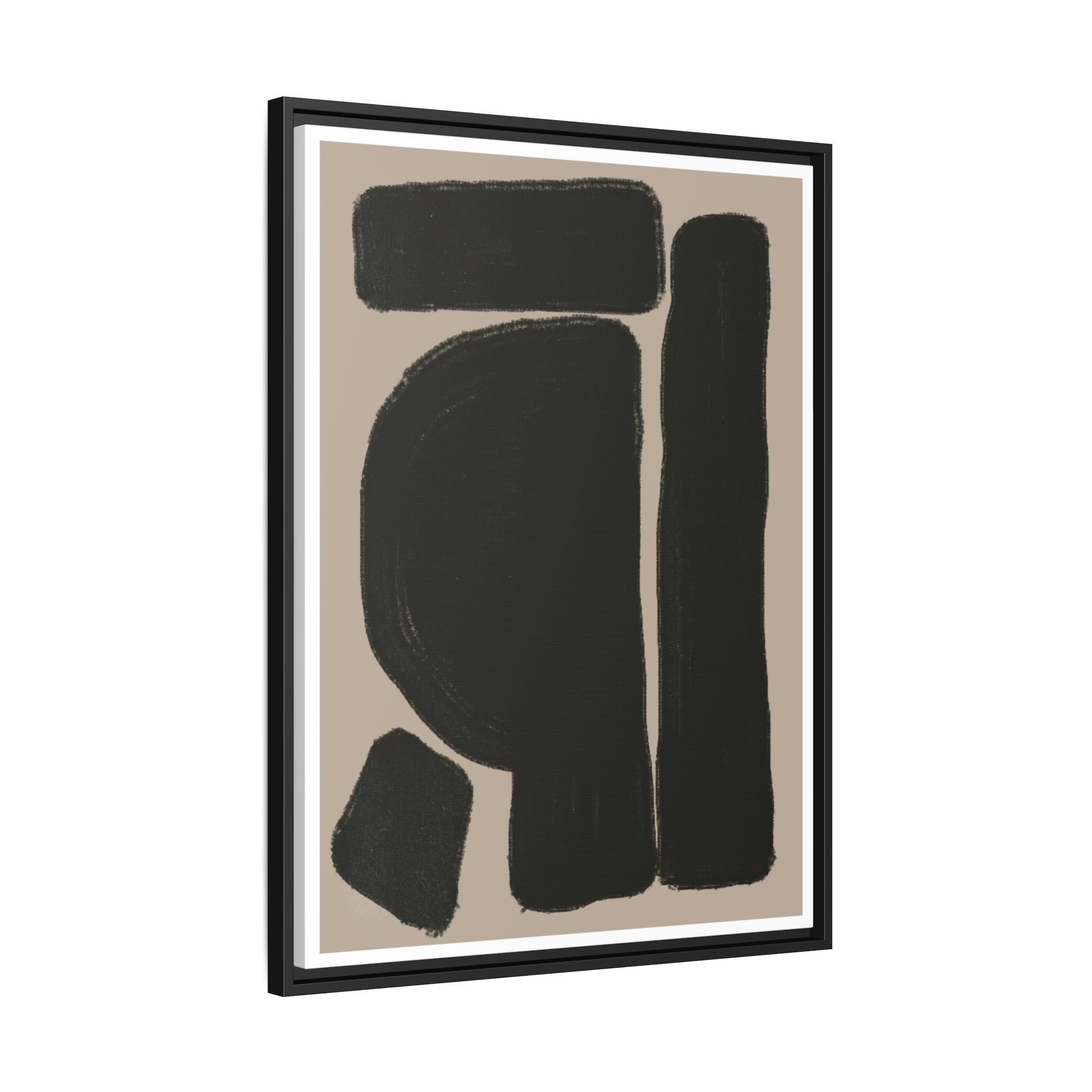 Velvet Obsidian Forms - Framed