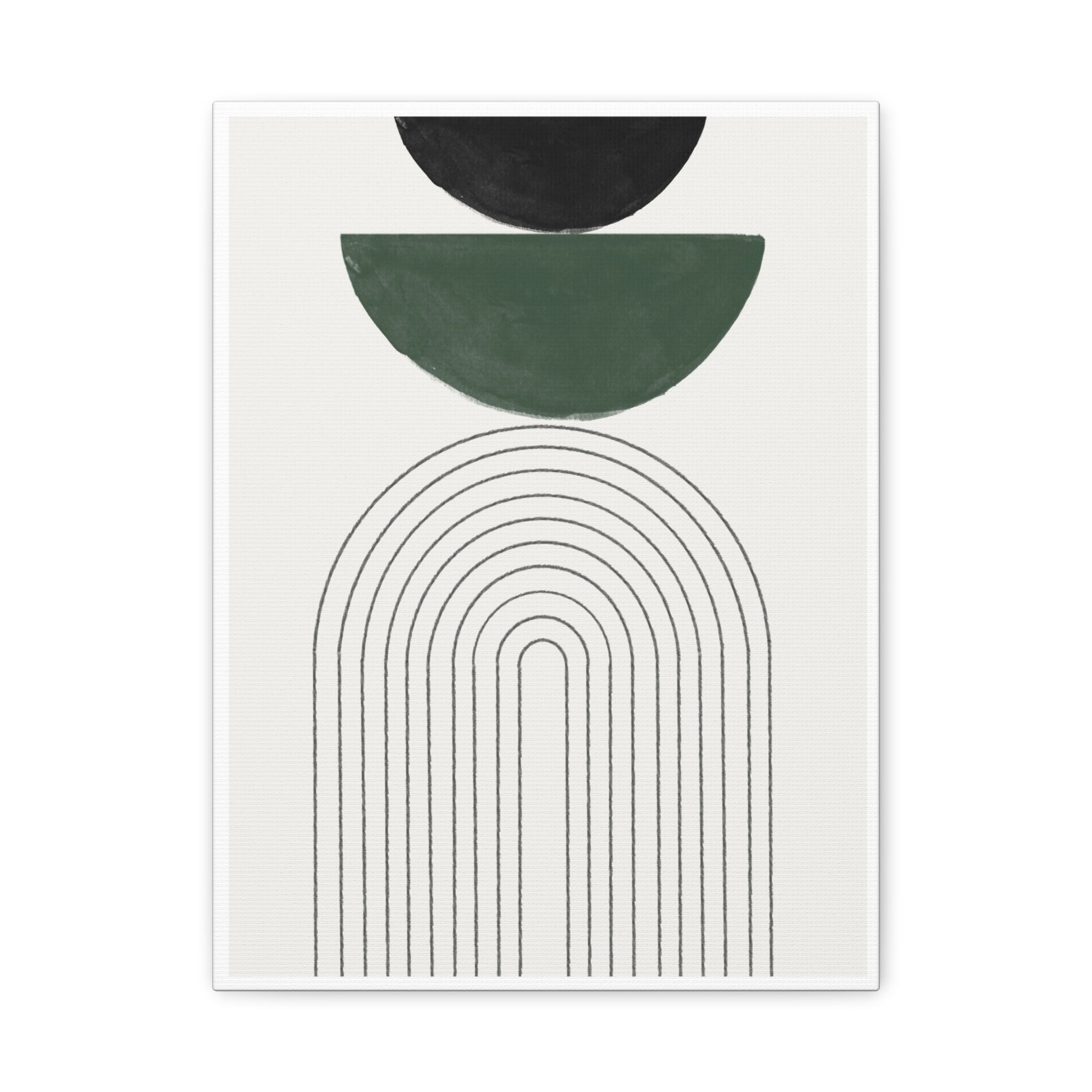 Emerald Arc Horizon - Canvas