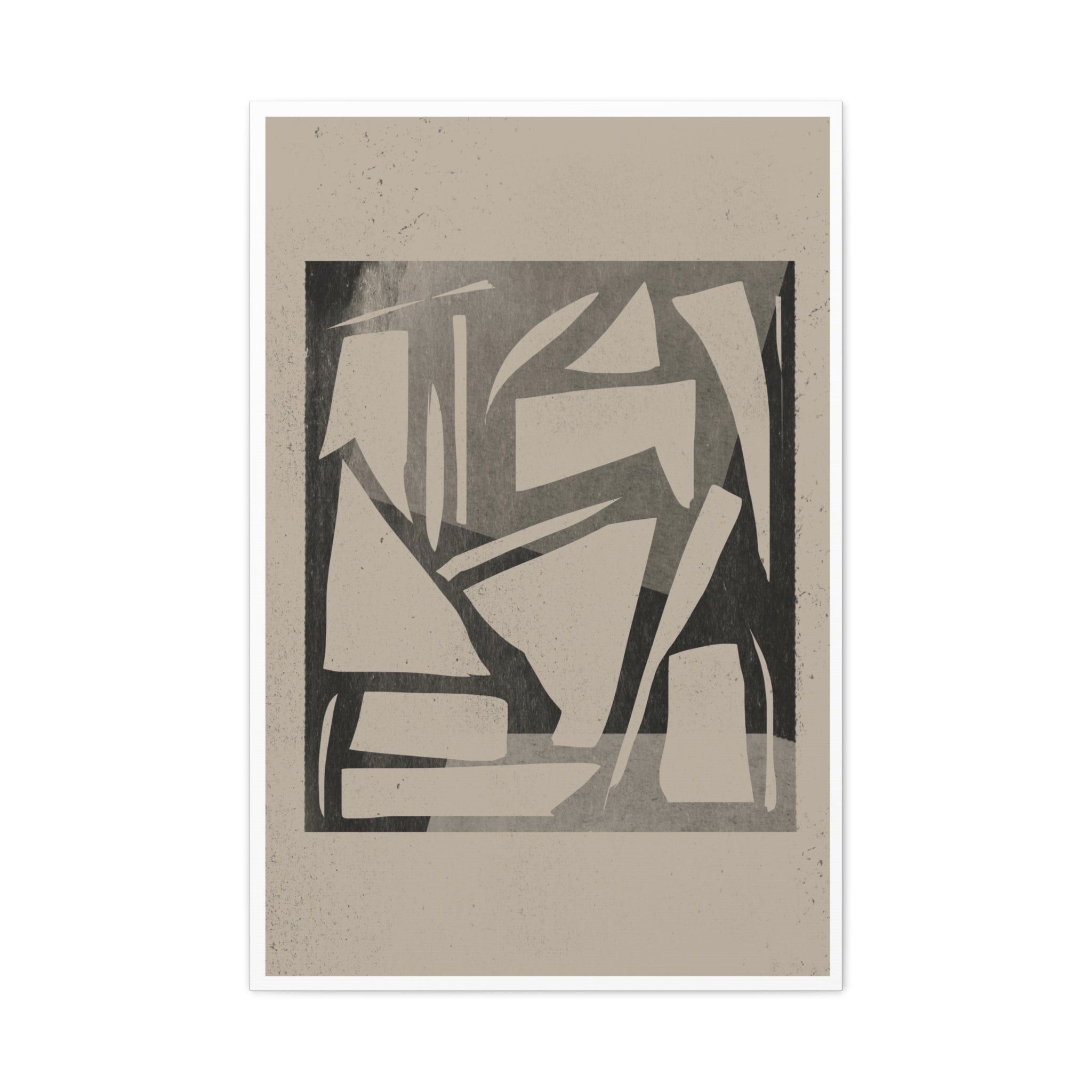 Shadow Fragment Rhythm Study - Canvas