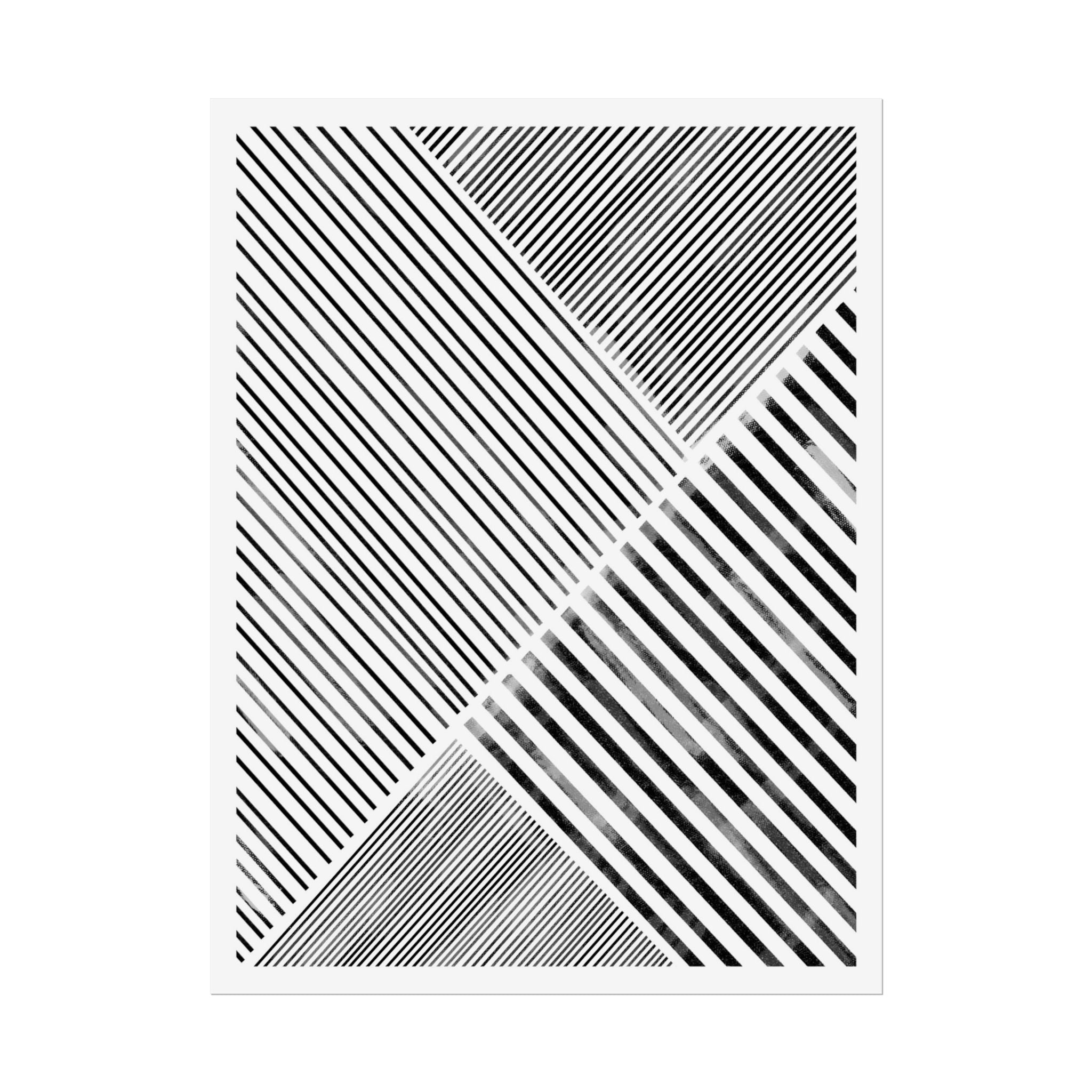 Monochrome Motion Angles - Poster