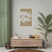 Ivory Petal Stillness - Poster
