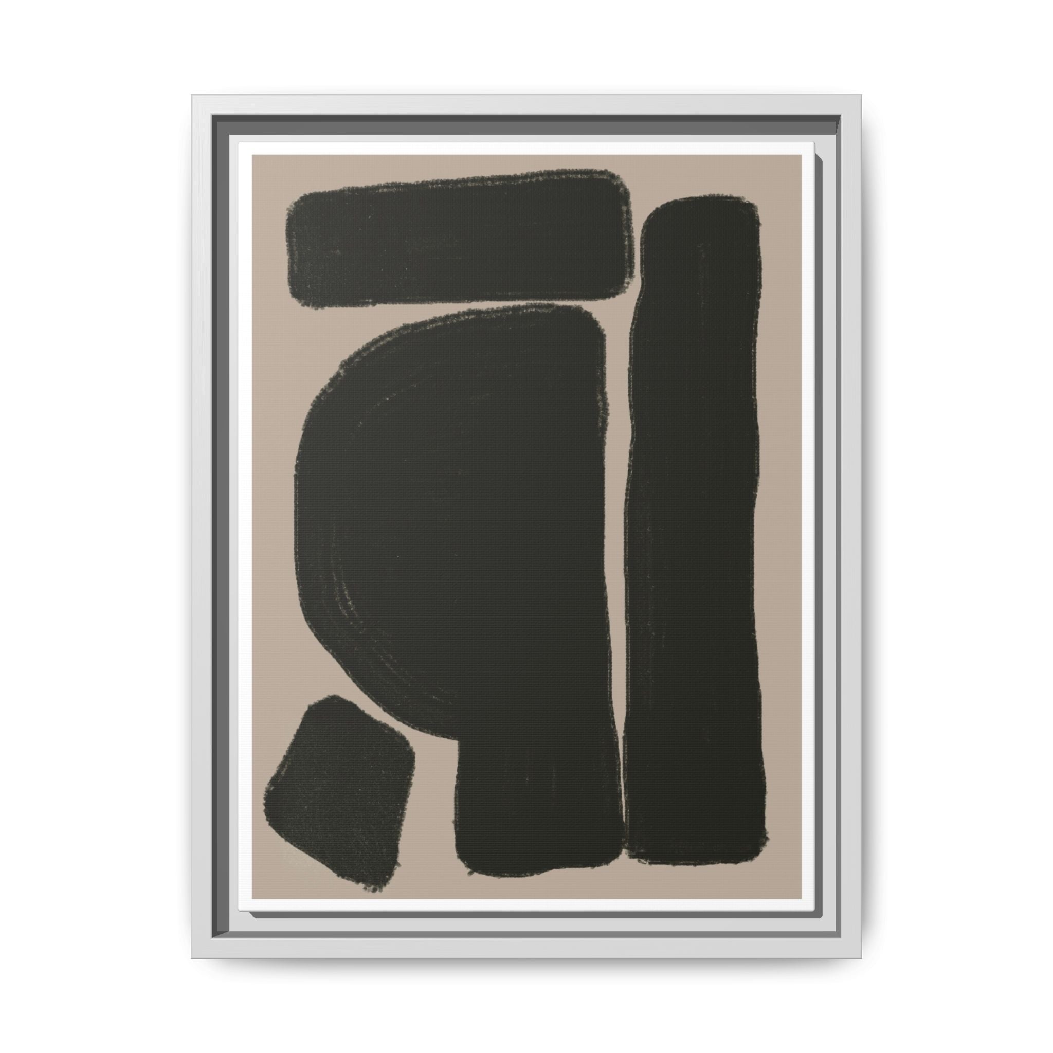 Velvet Obsidian Forms - Framed