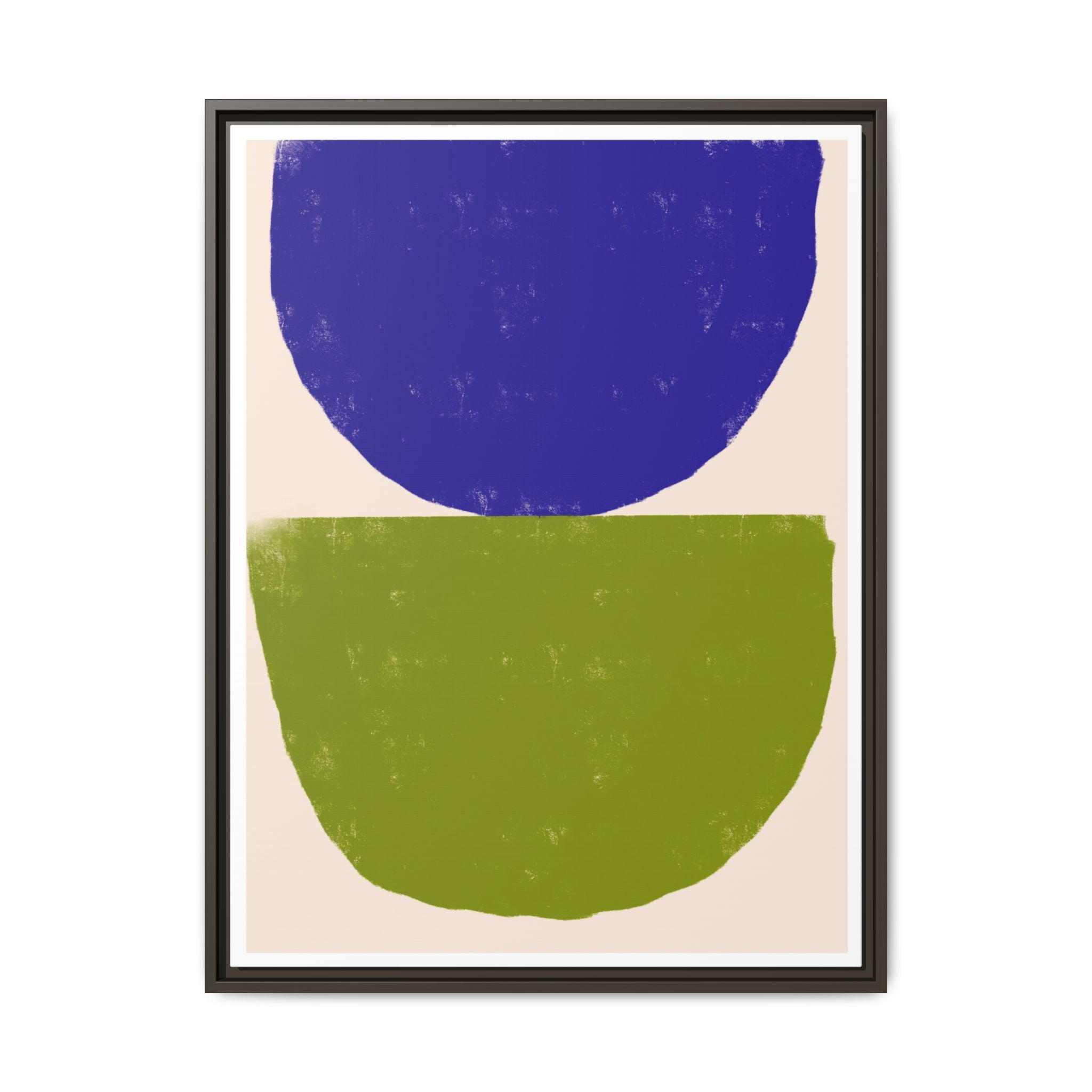 Cobalt Meadow Balance - Framed
