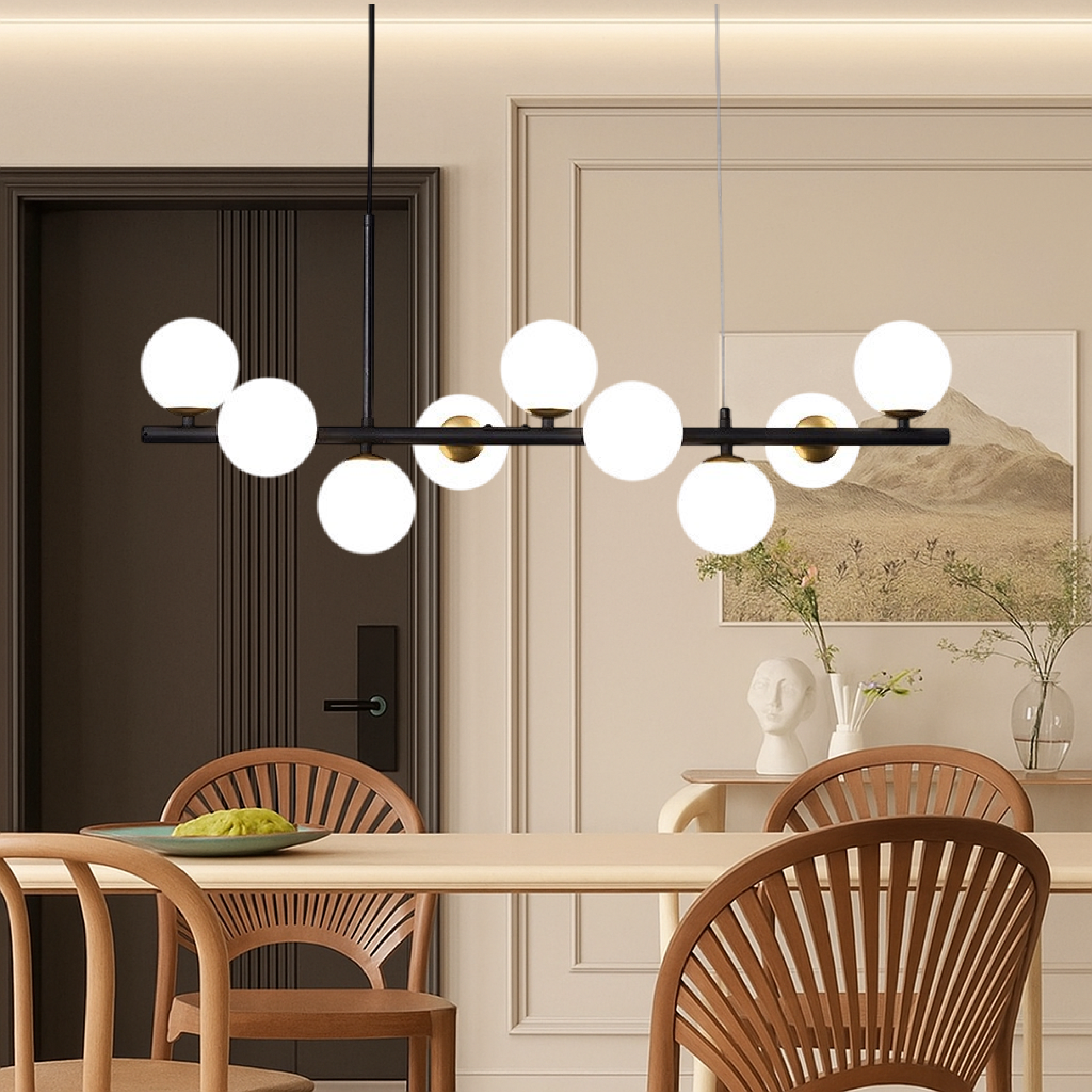 Dining Room Black Pendant Light