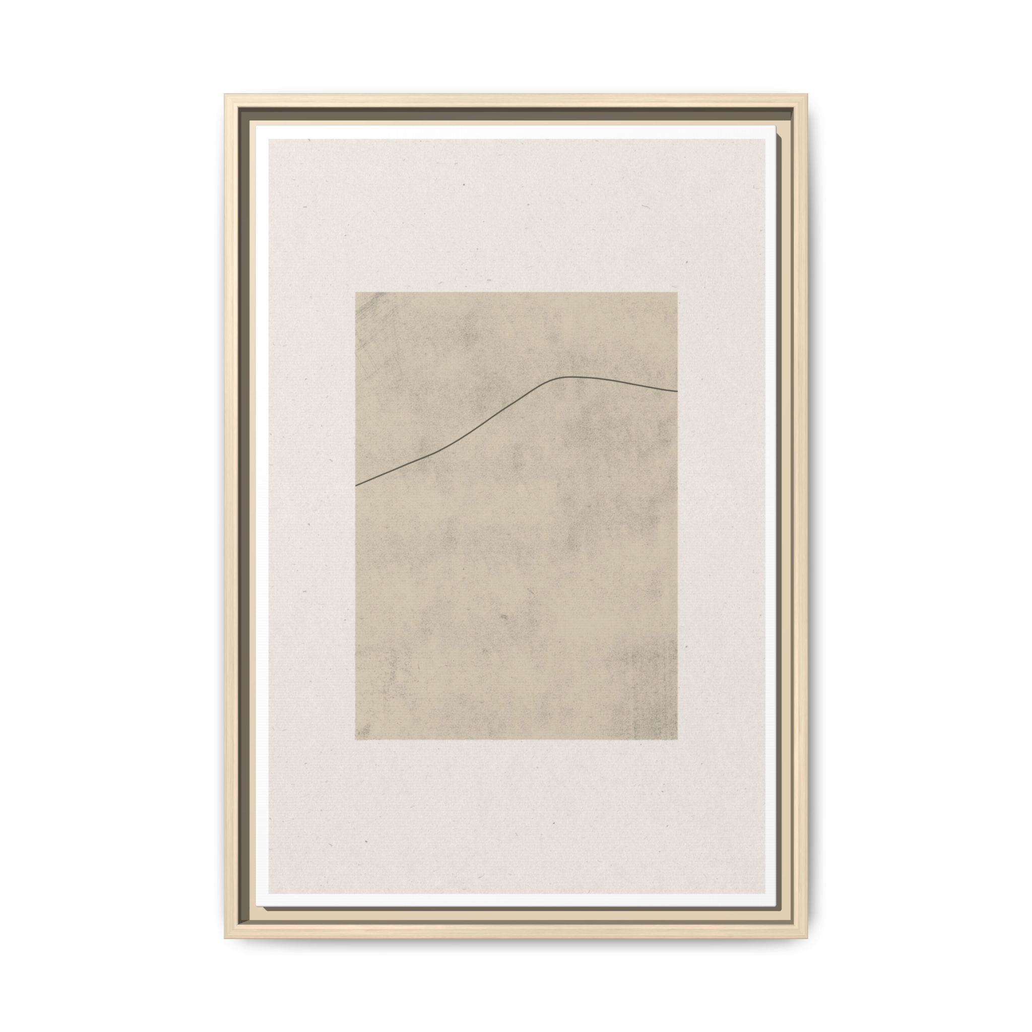 Whispered Horizon Trace - Framed