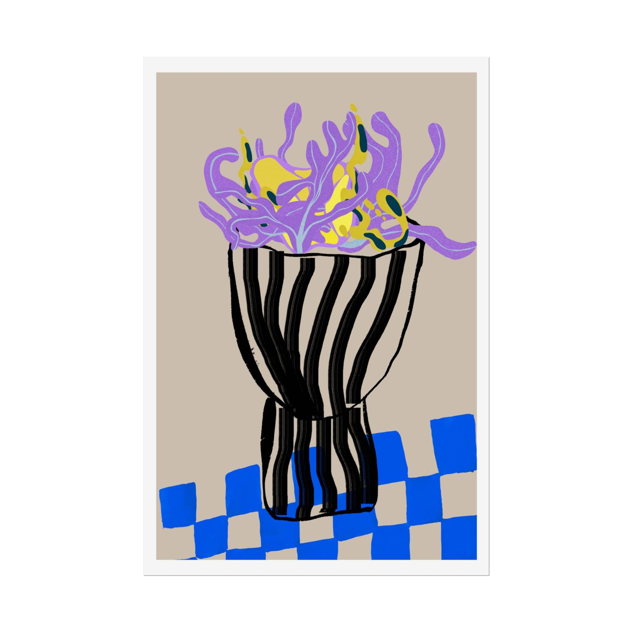Lavender Coral Mirage - Poster