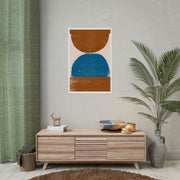 Cobalt Ember Equilibrium - Poster