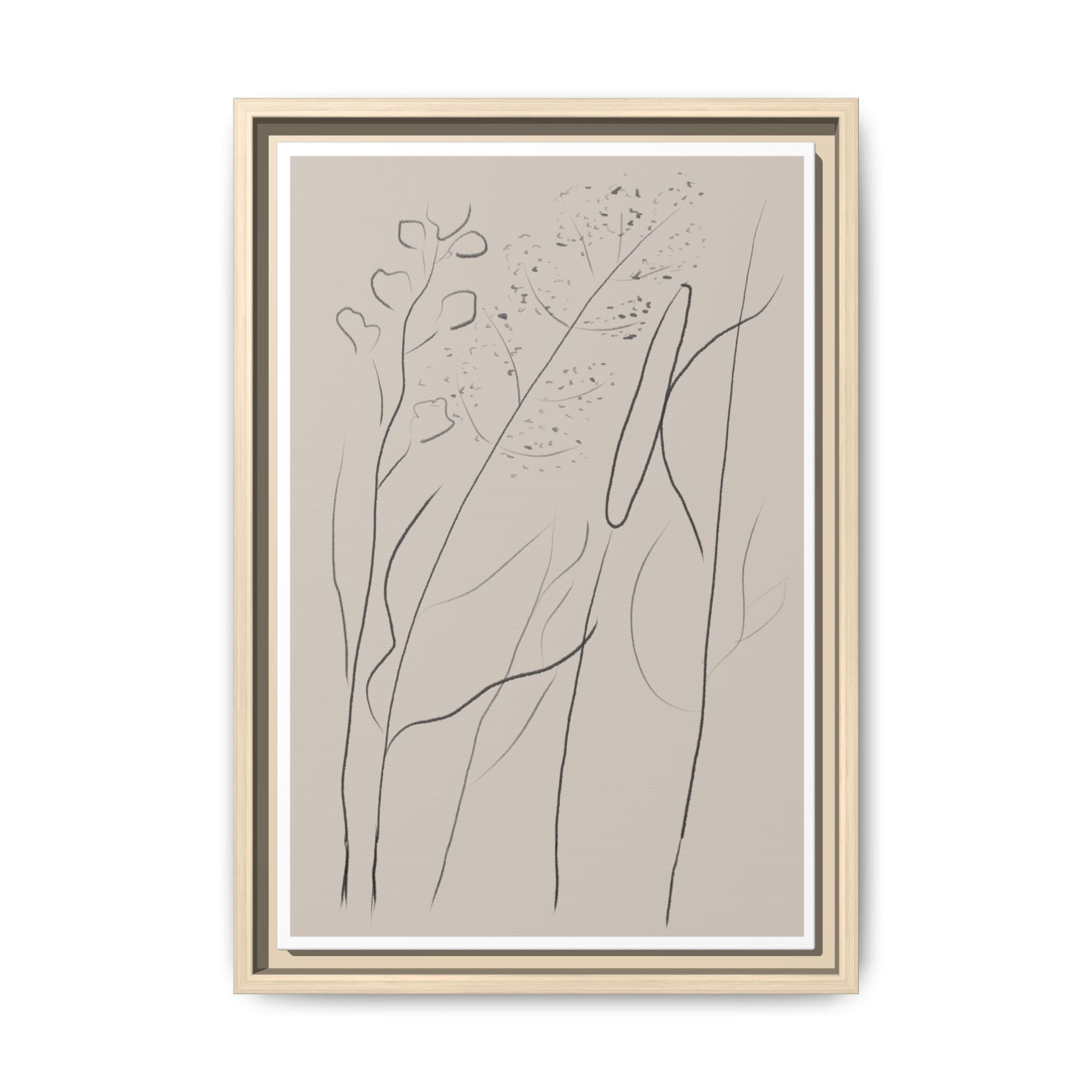 Quiet Woodland Traces - Framed