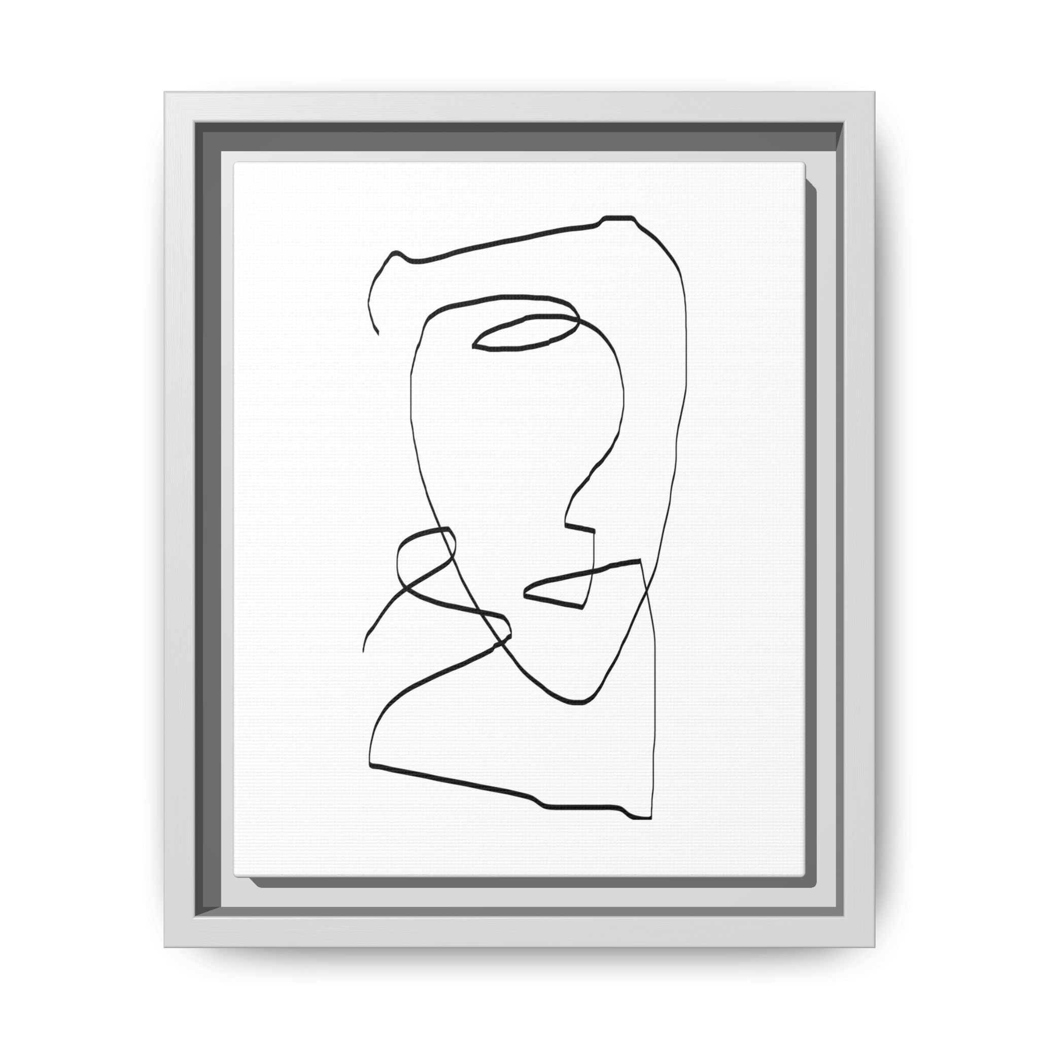 Silent Contour Reverie - Framed