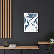 Indigo Bloom Reverie - Framed