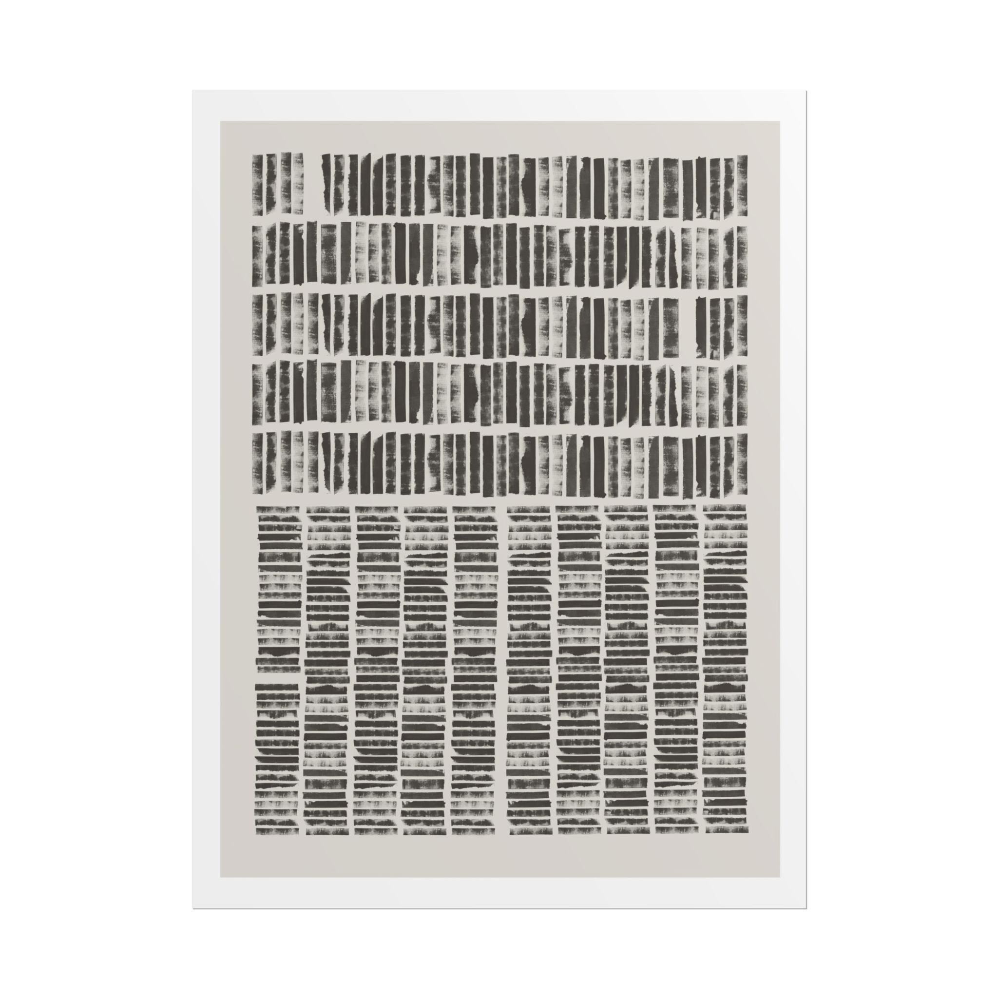 Shadow Rhythm Columns - Poster