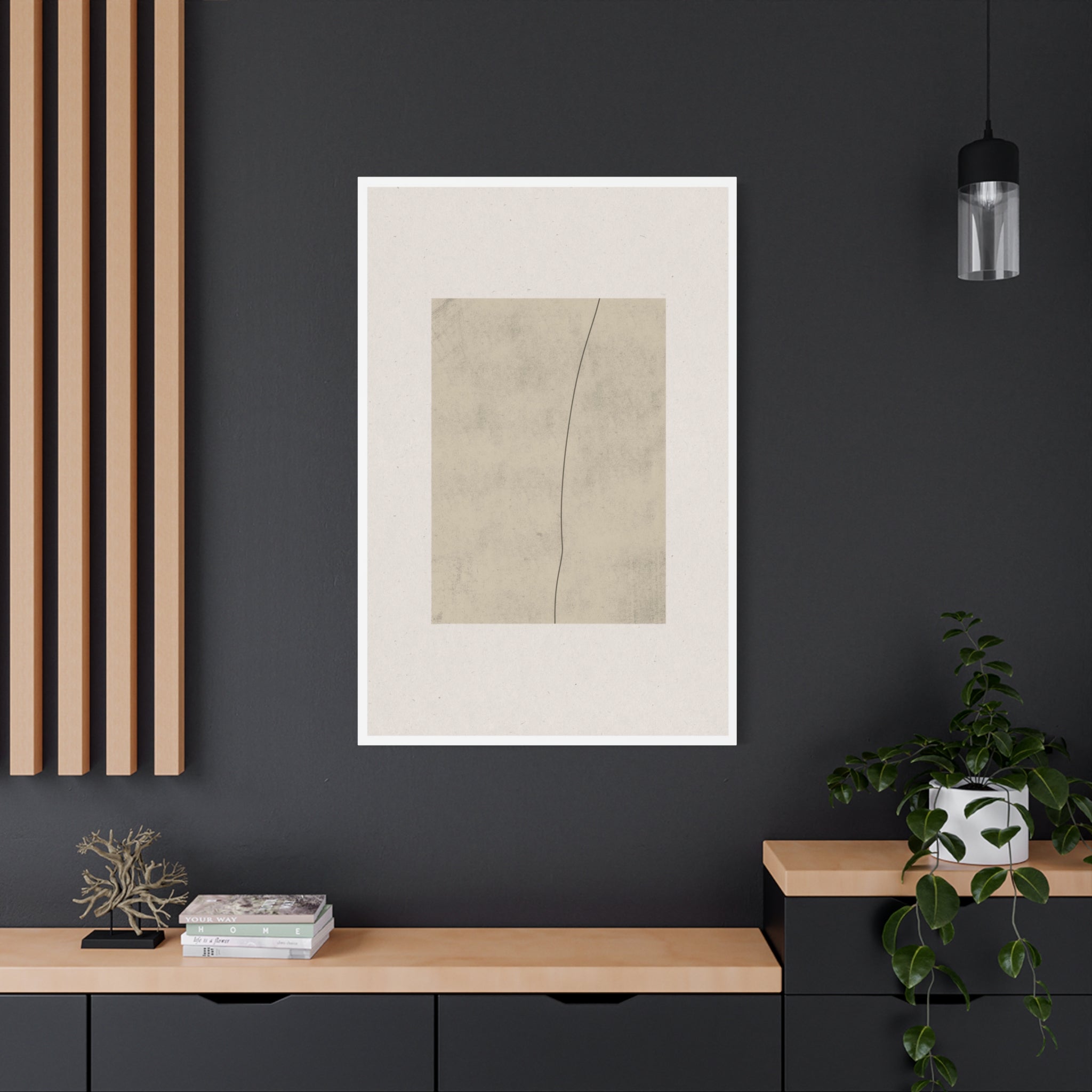 Quiet Contour Passage - Canvas