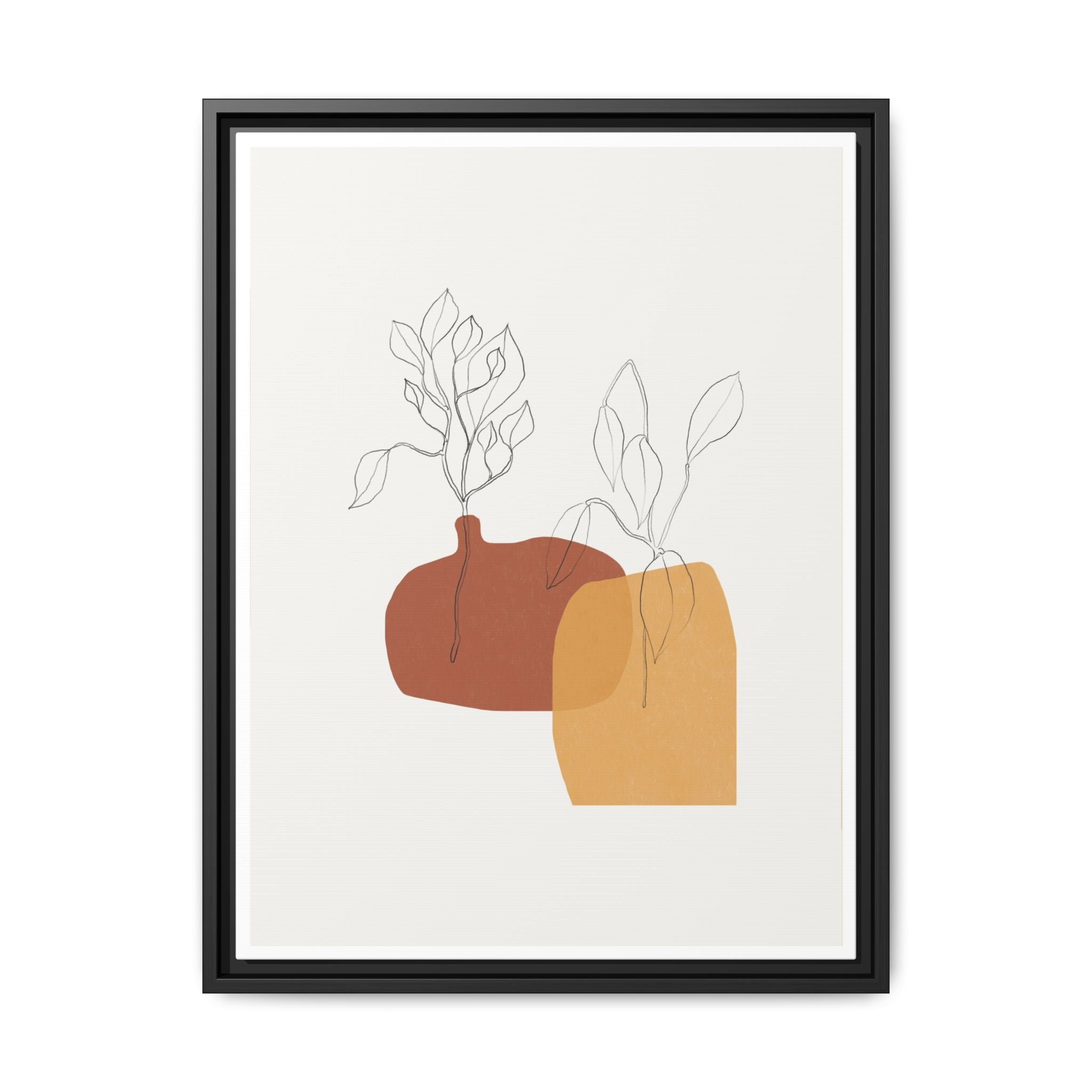 Terracotta Whisper Forms - Framed
