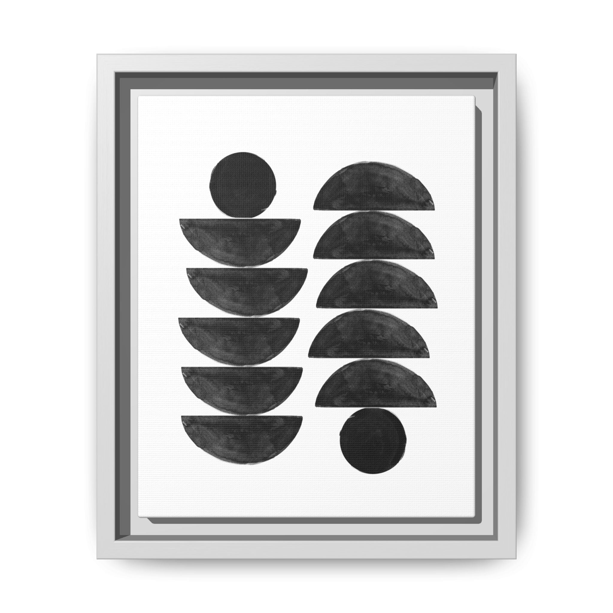 Obsidian Balance Echoes - Framed