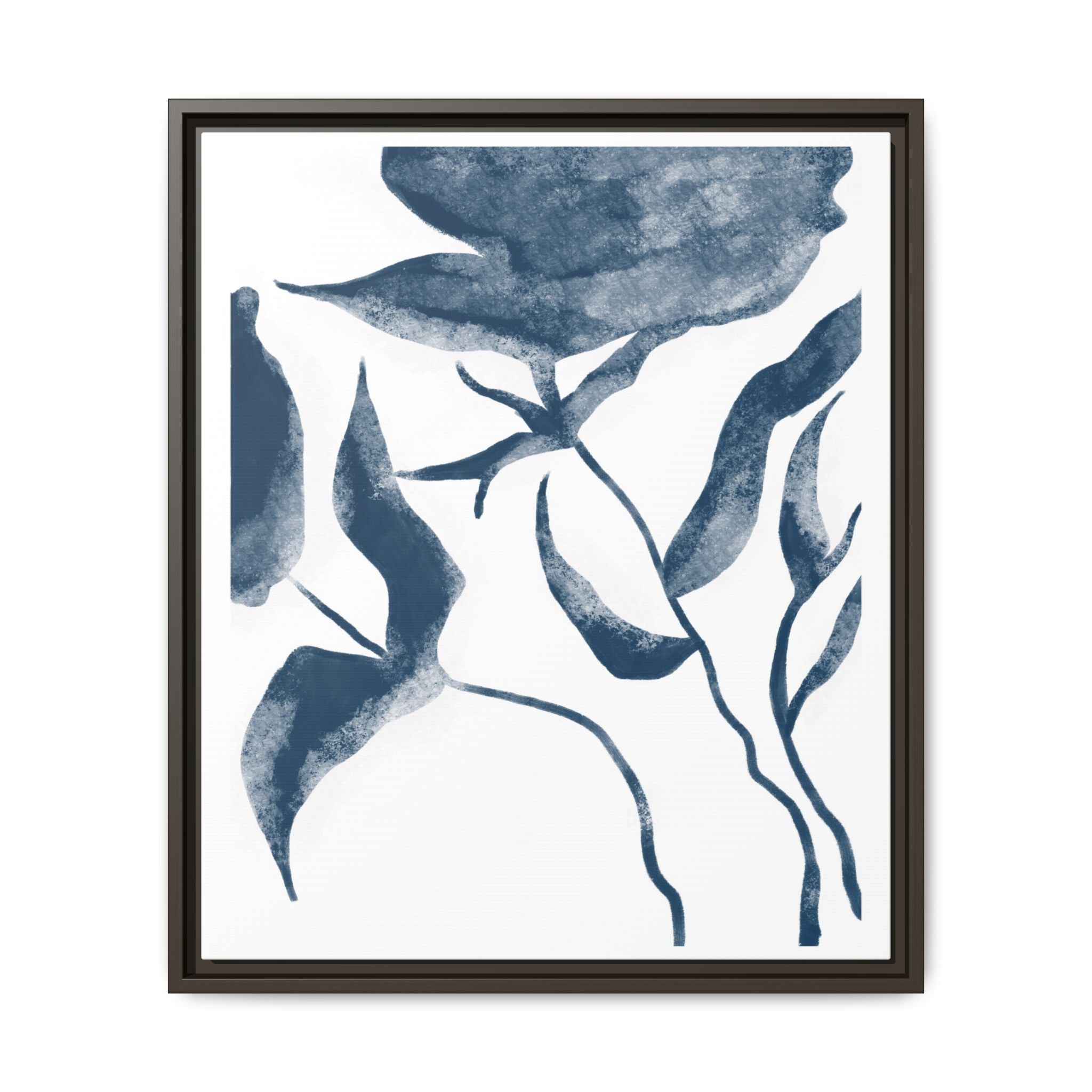 Indigo Bloom Reverie - Framed