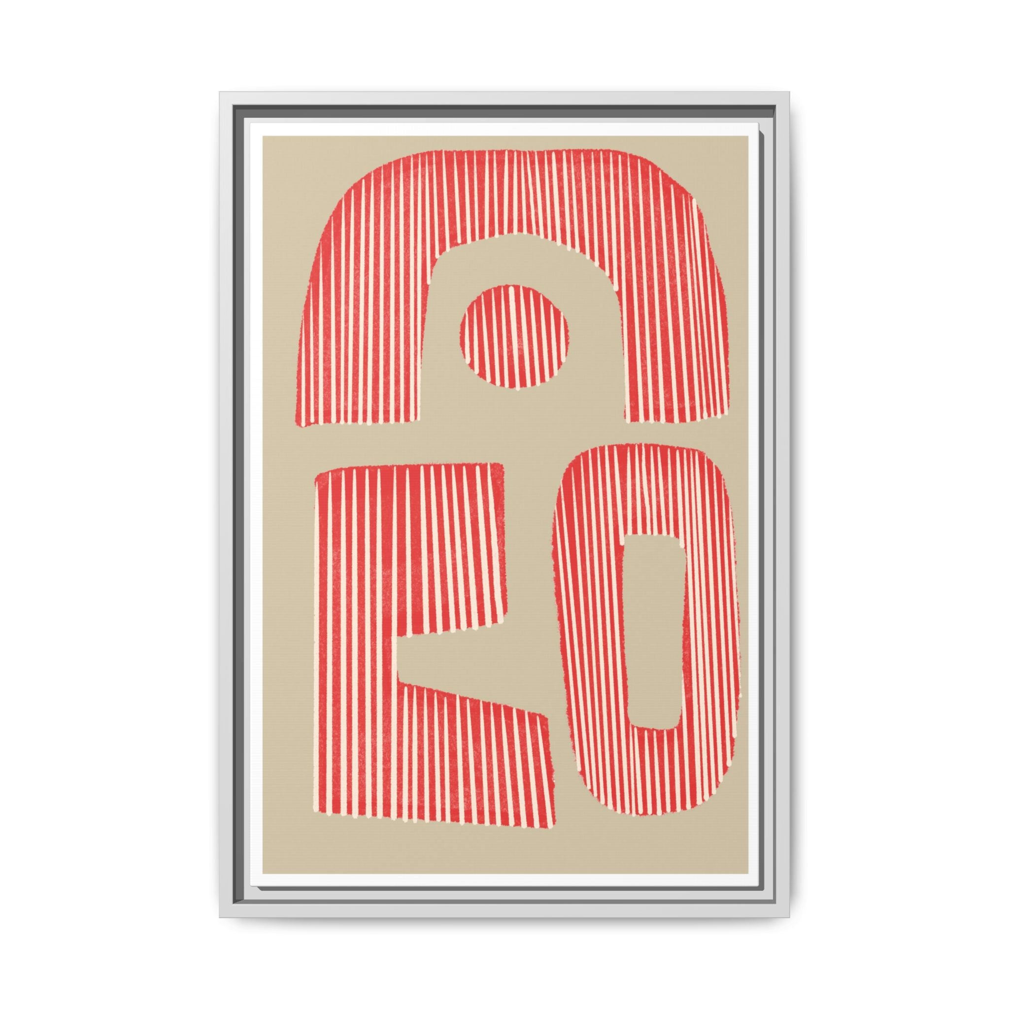 Coral Echo Forms - Framed