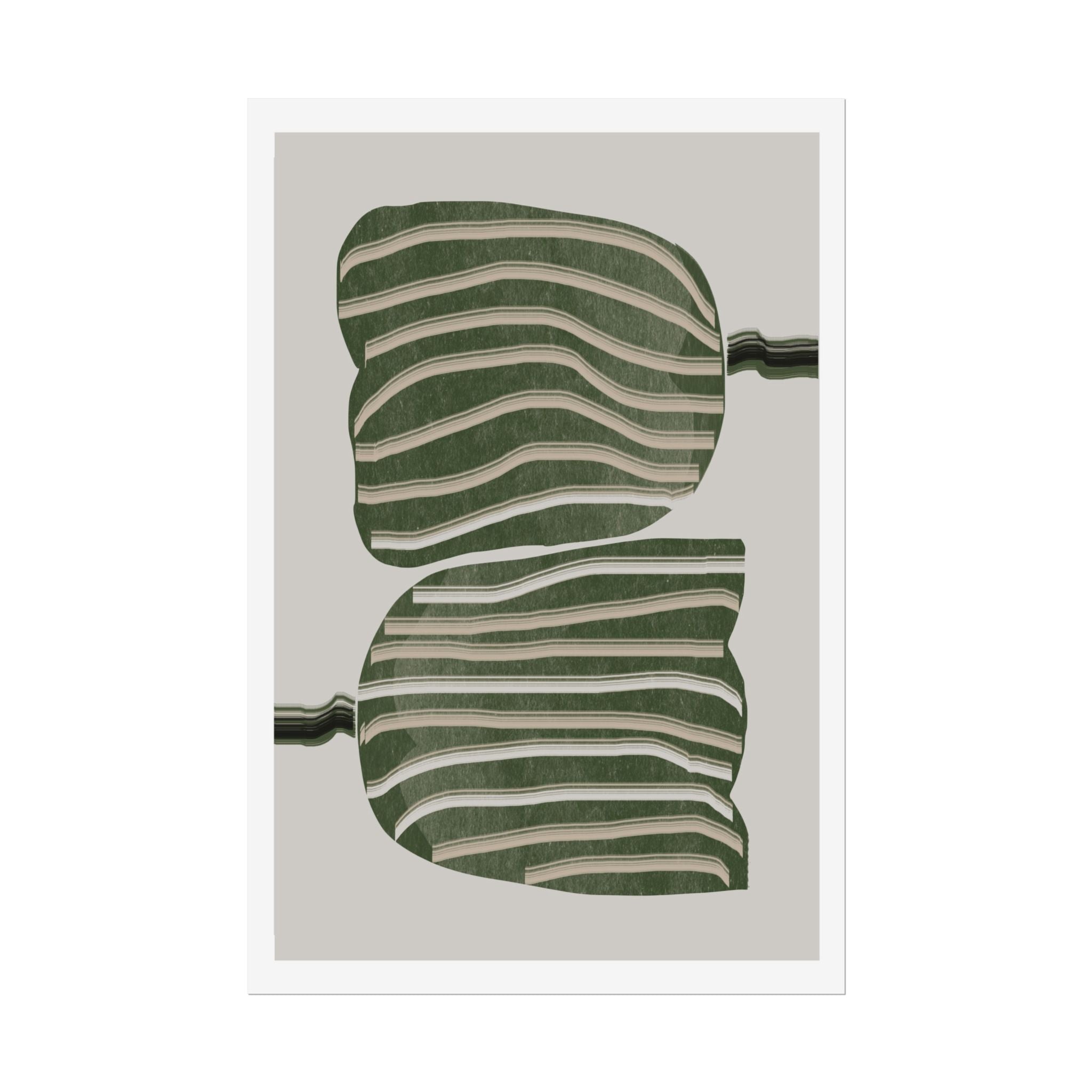 Verdant Echo Layers - Poster