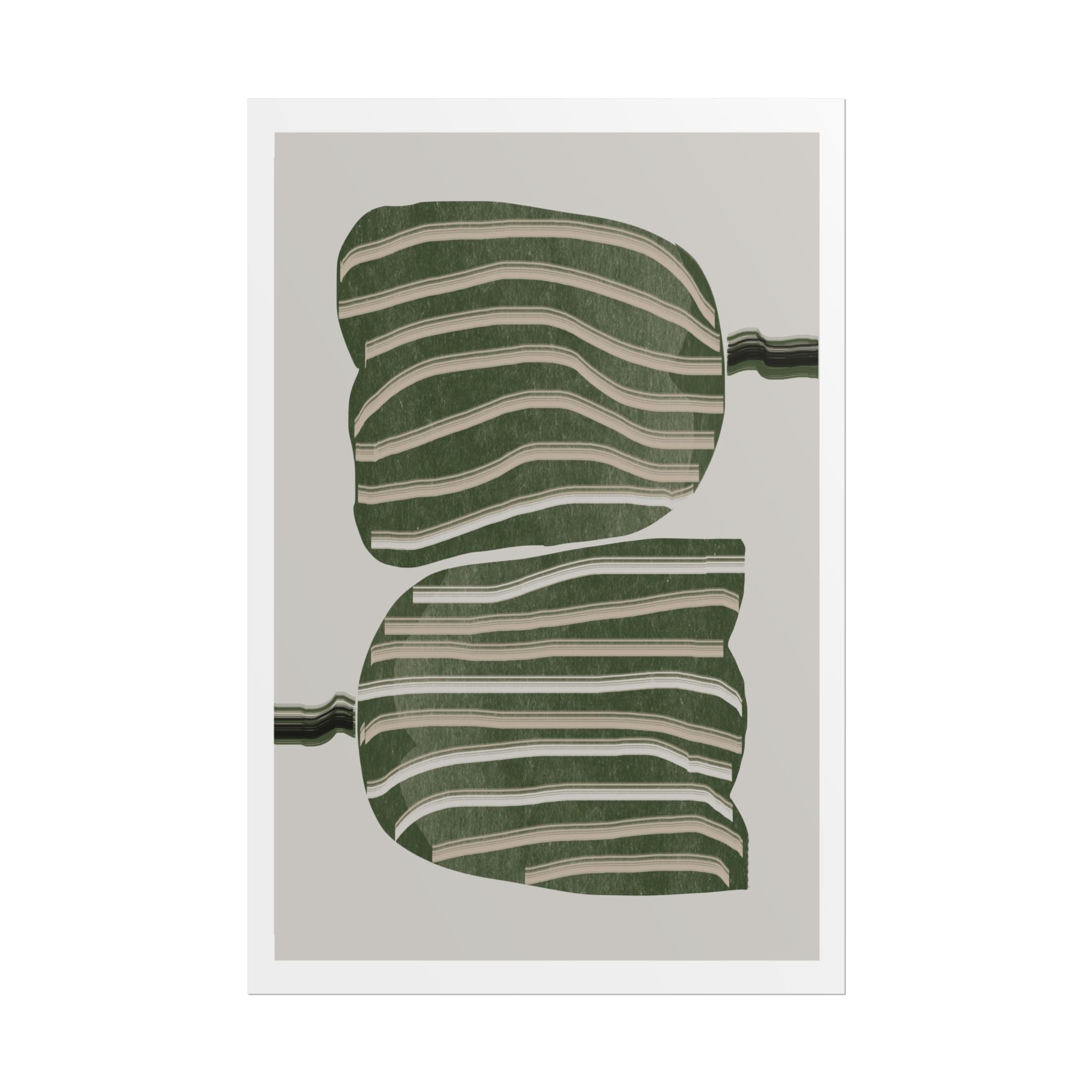 Verdant Echo Layers - Poster