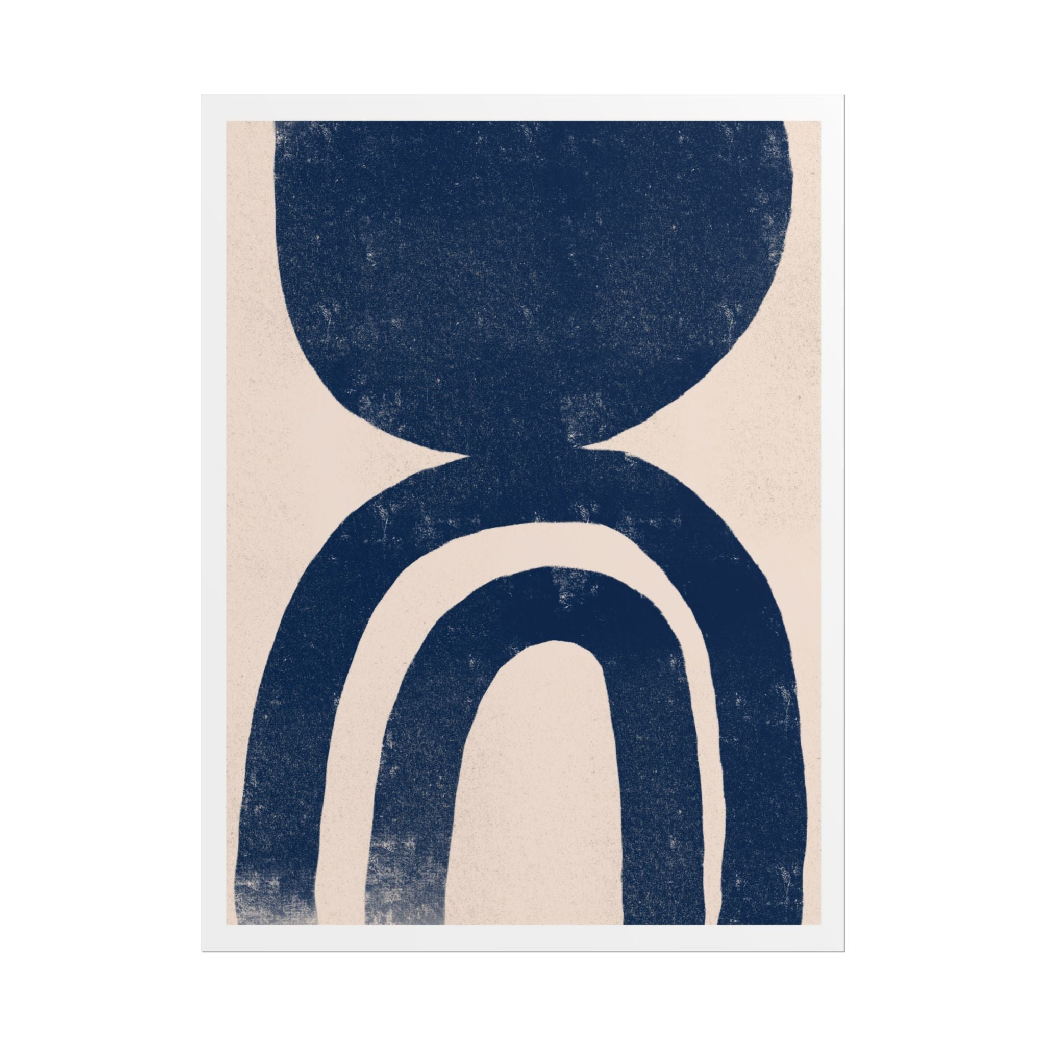 Indigo Arch Stillness - Poster